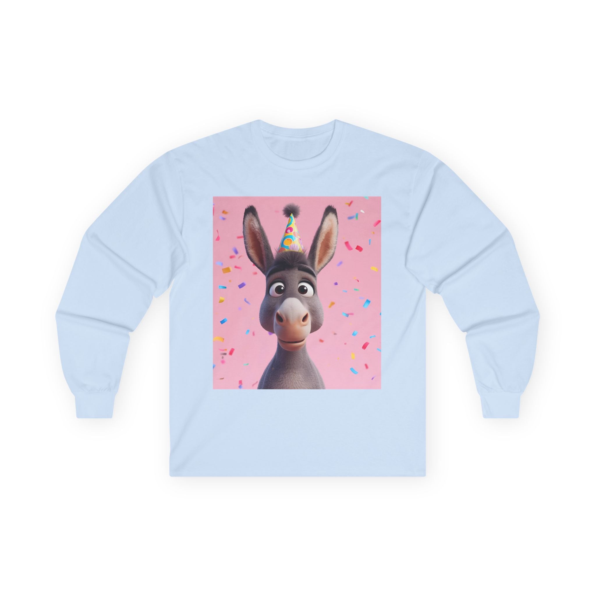 Donkey Birthday Unisex Ultra Cotton Long Sleeve Tee