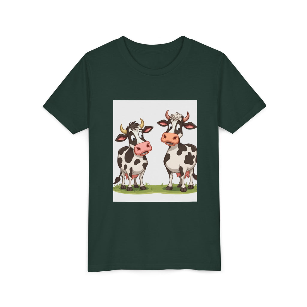 Cute Cows Youth Short Sleeve Tee