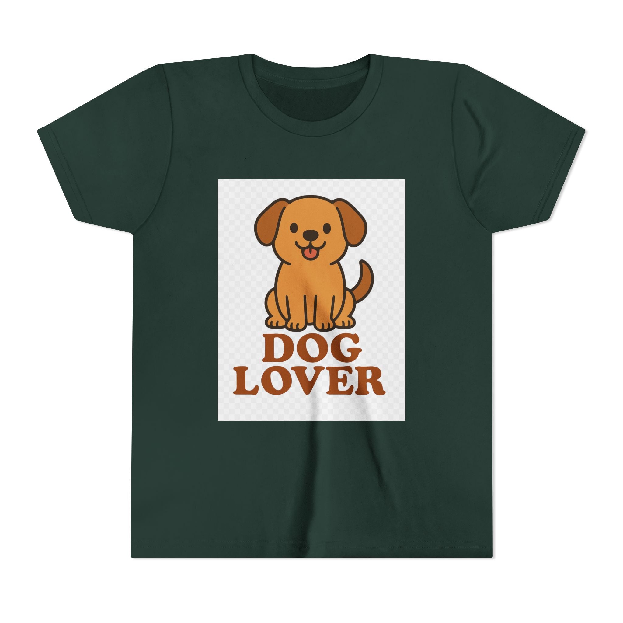 Cute Dog Lover Youth T-Shirt, Pet Lover Gift, Animal Tee, Kids Dog Shirt, Birthday Present for Kids, Fun Youth Apparel