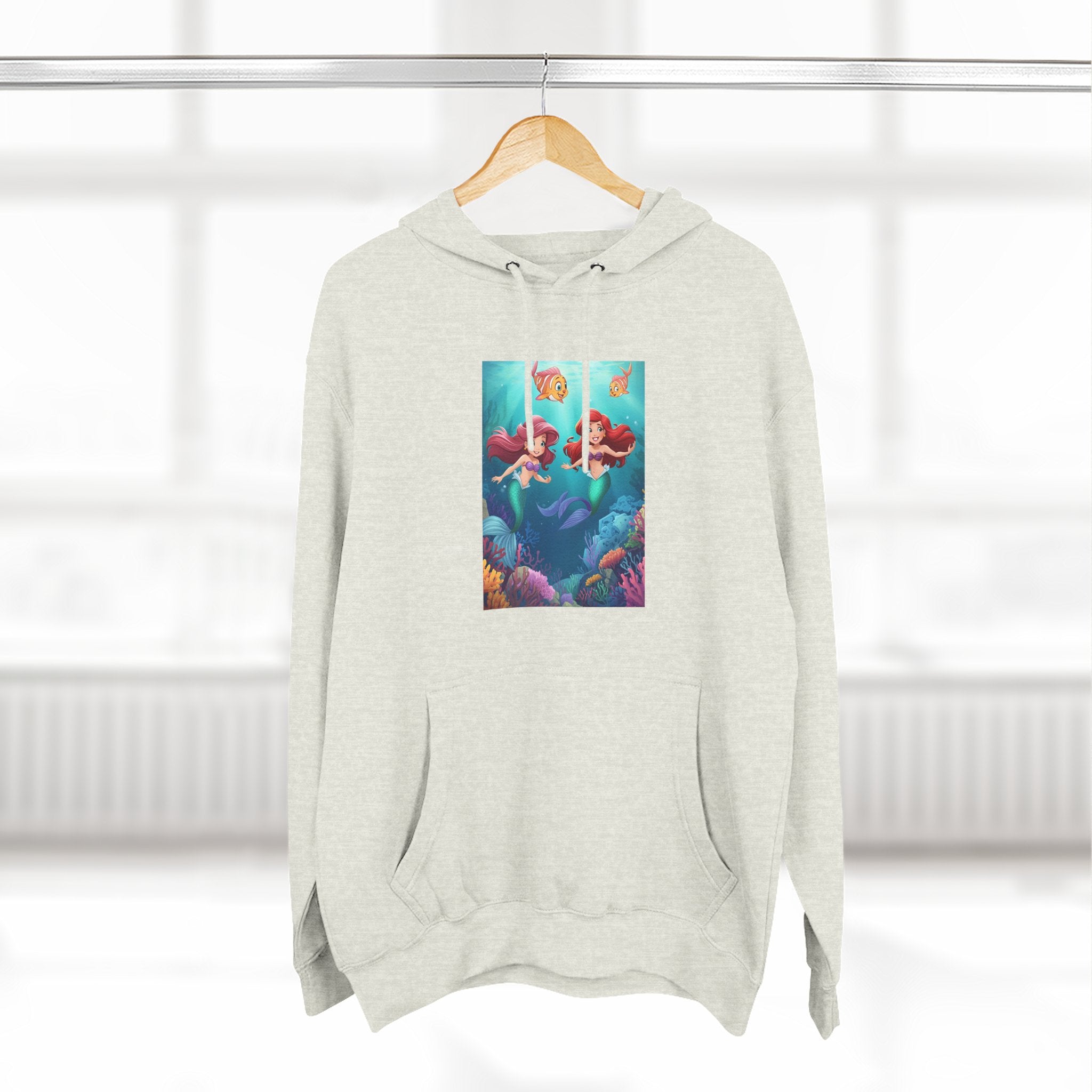 Mermaid Three-Panel Fleece Hoodie