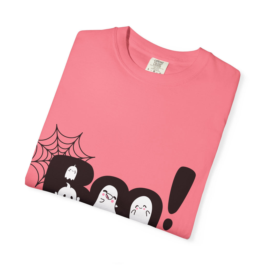 Halloween Boo T-Shirt, Spooky Fun Tee for Halloween, Unisex Ghost Shirt, Boo! Halloween Gift, Fall Celebration Apparel