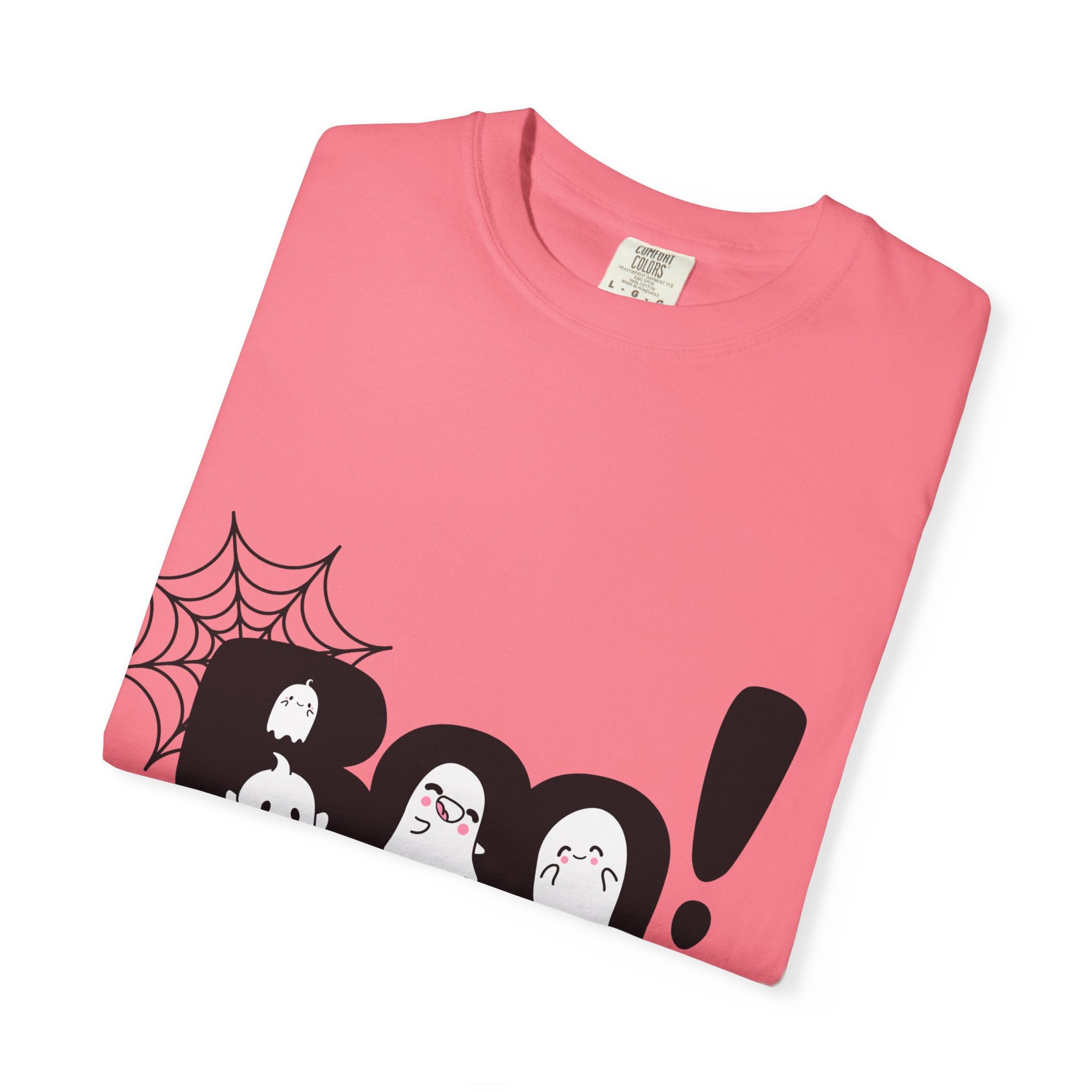 Halloween Boo T-Shirt, Spooky Fun Tee for Halloween, Unisex Ghost Shirt, Boo! Halloween Gift, Fall Celebration Apparel