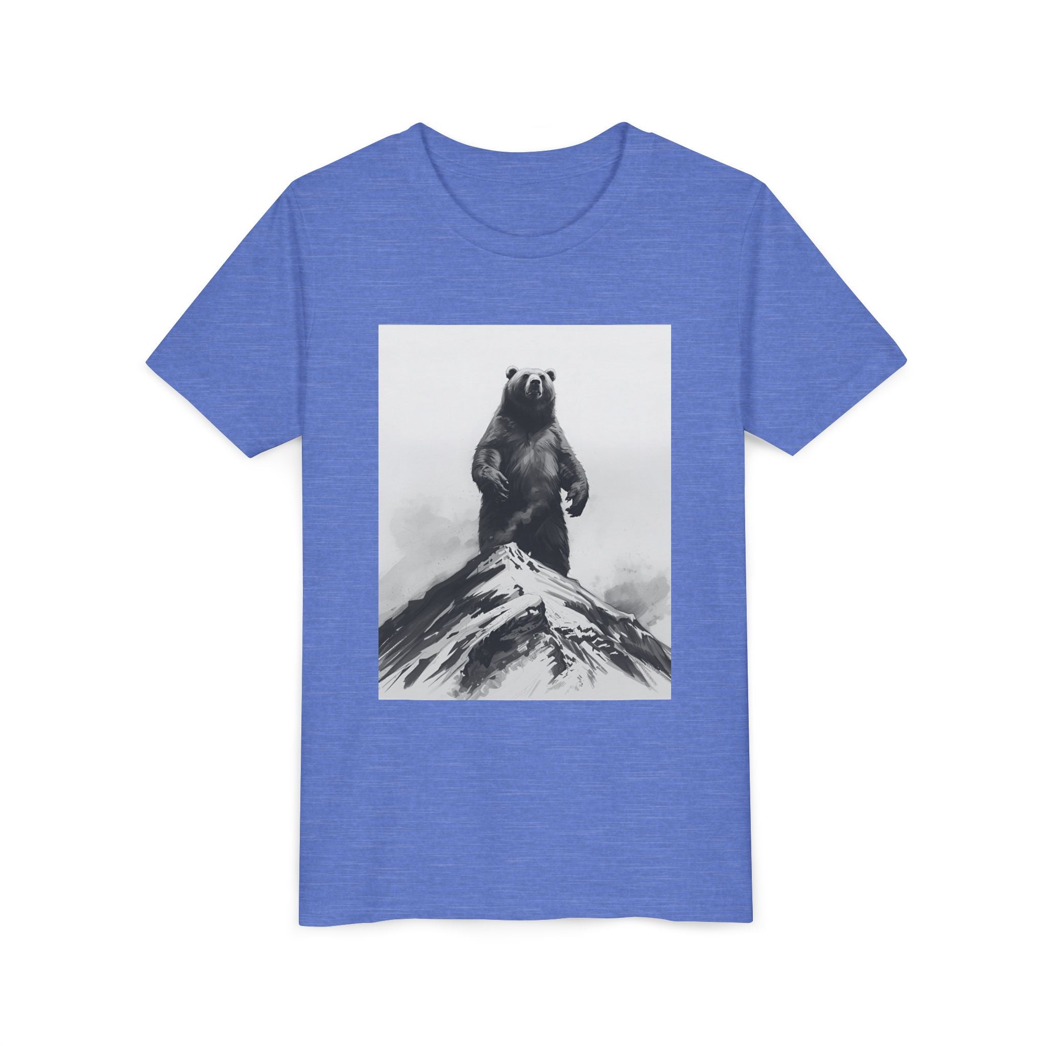 Bear Mountain Snow Youth Short Sleeve Tee