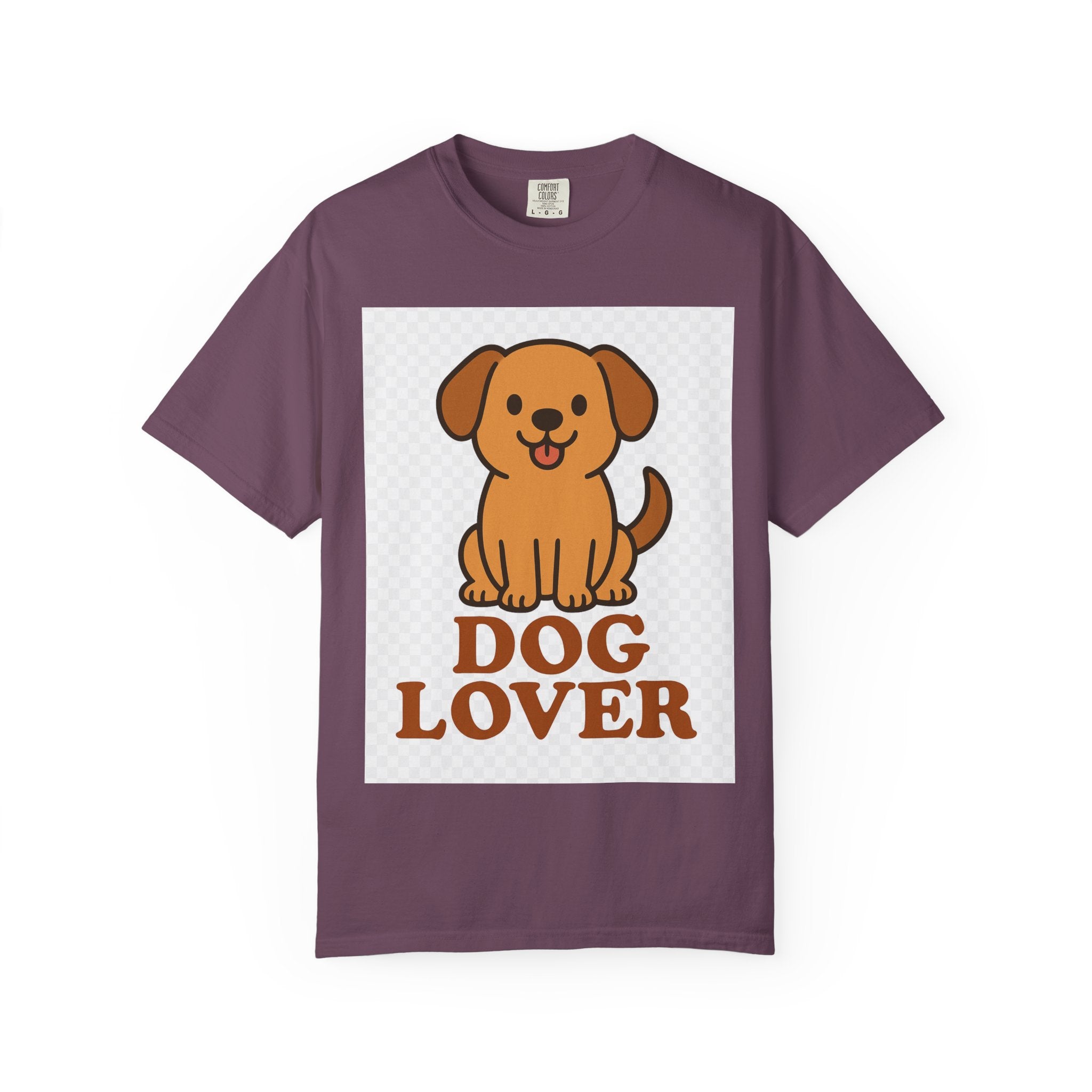 Dog Lover Garment-Dyed T-Shirt, Cute Animal Tee, Pet Parent Gift, Casual Dog Shirt, Unisex Doggy Apparel