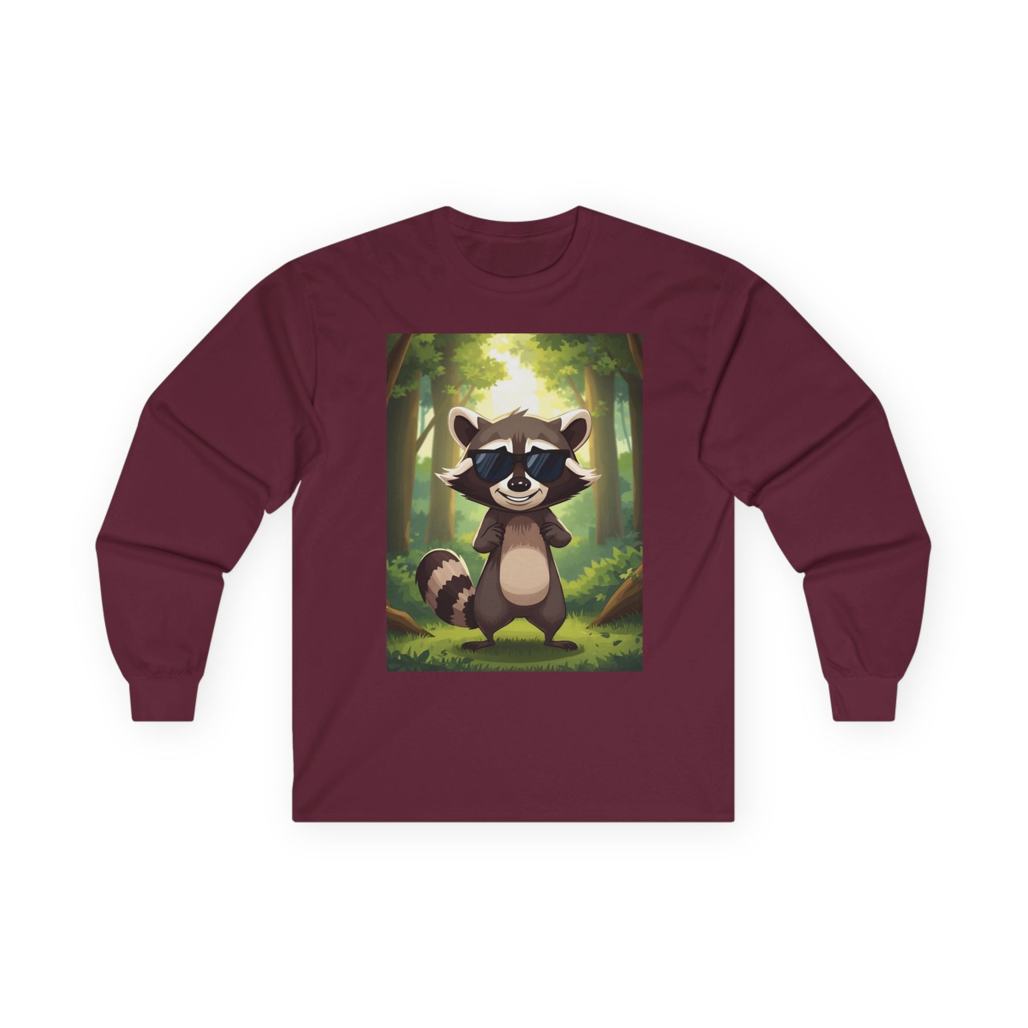 Adorable Raccoon Long Sleeve Tee for Nature Lovers, Perfect Gift for Kids and Adults, Cute Animal Graphic Shirt, Cozy Wear for [...]