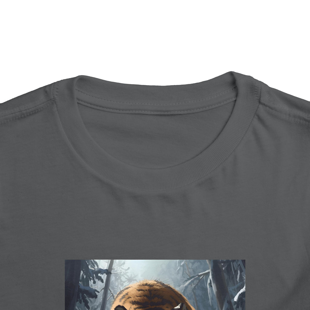 Tiger Roar Snow Toddler Short Sleeve Tee