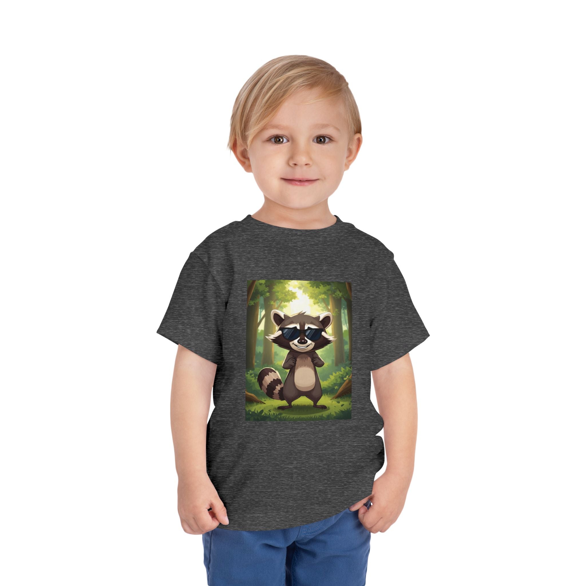 Raccoon Toddler Short Sleeve Tee