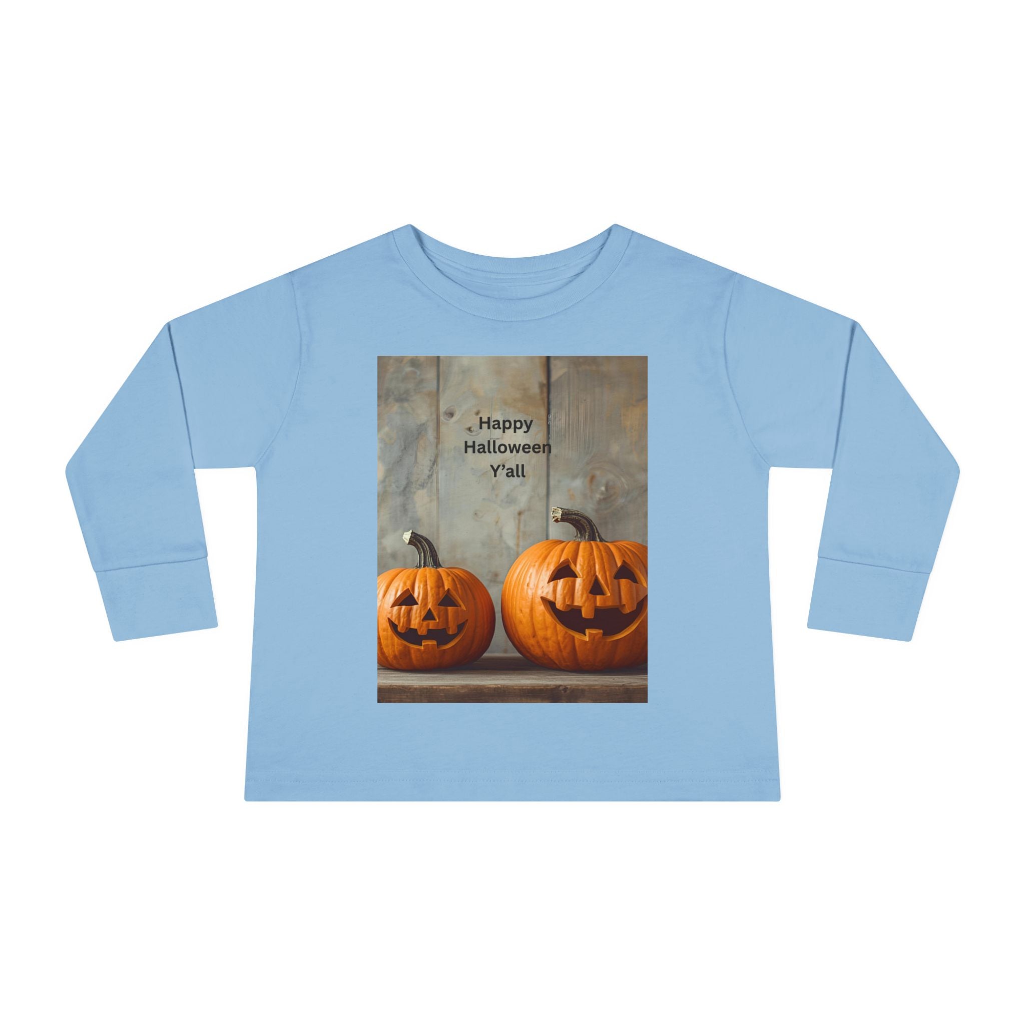 Halloween Pumpkin Toddler Long Sleeve Tee