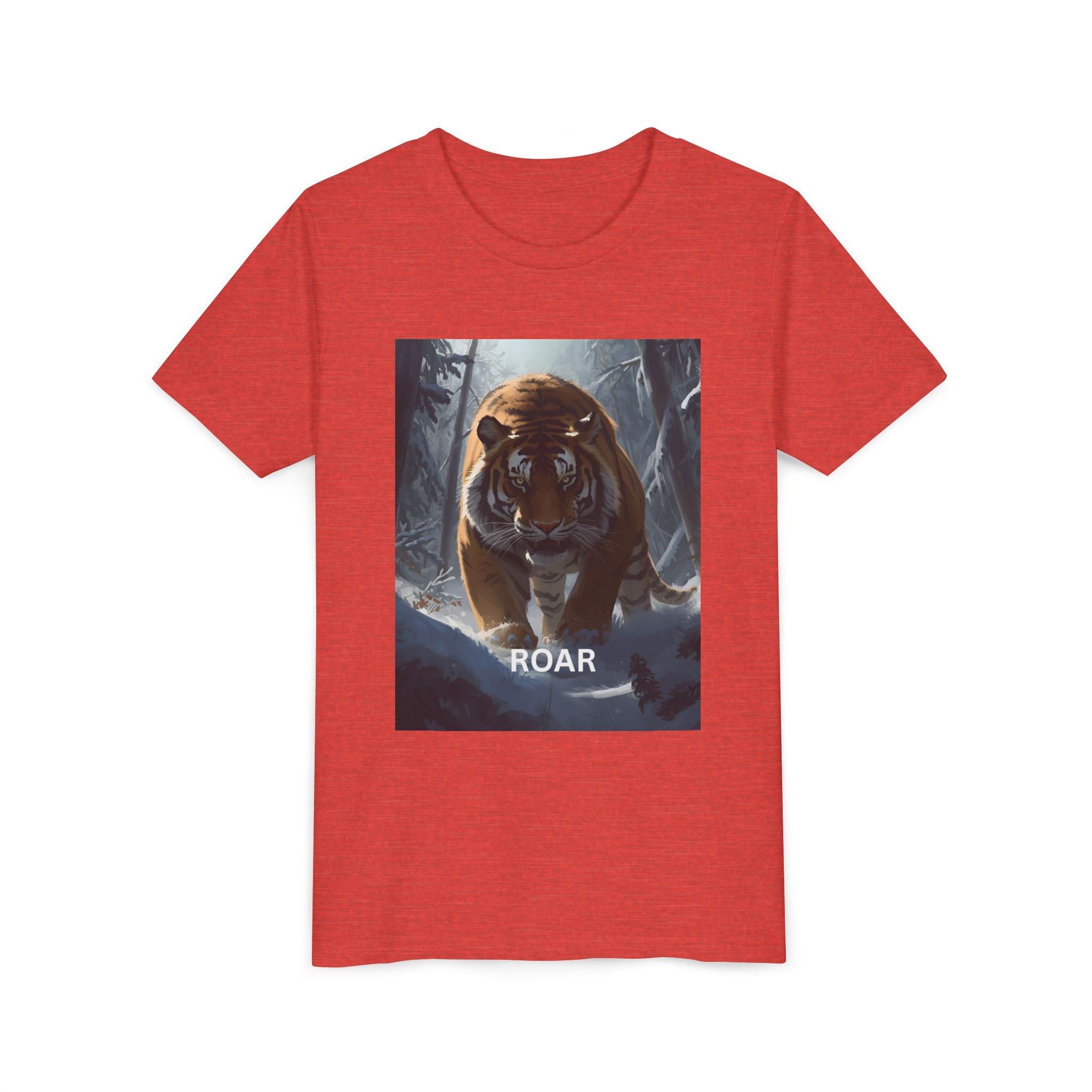 Tiger Roar Snow Youth Short Sleeve Tee