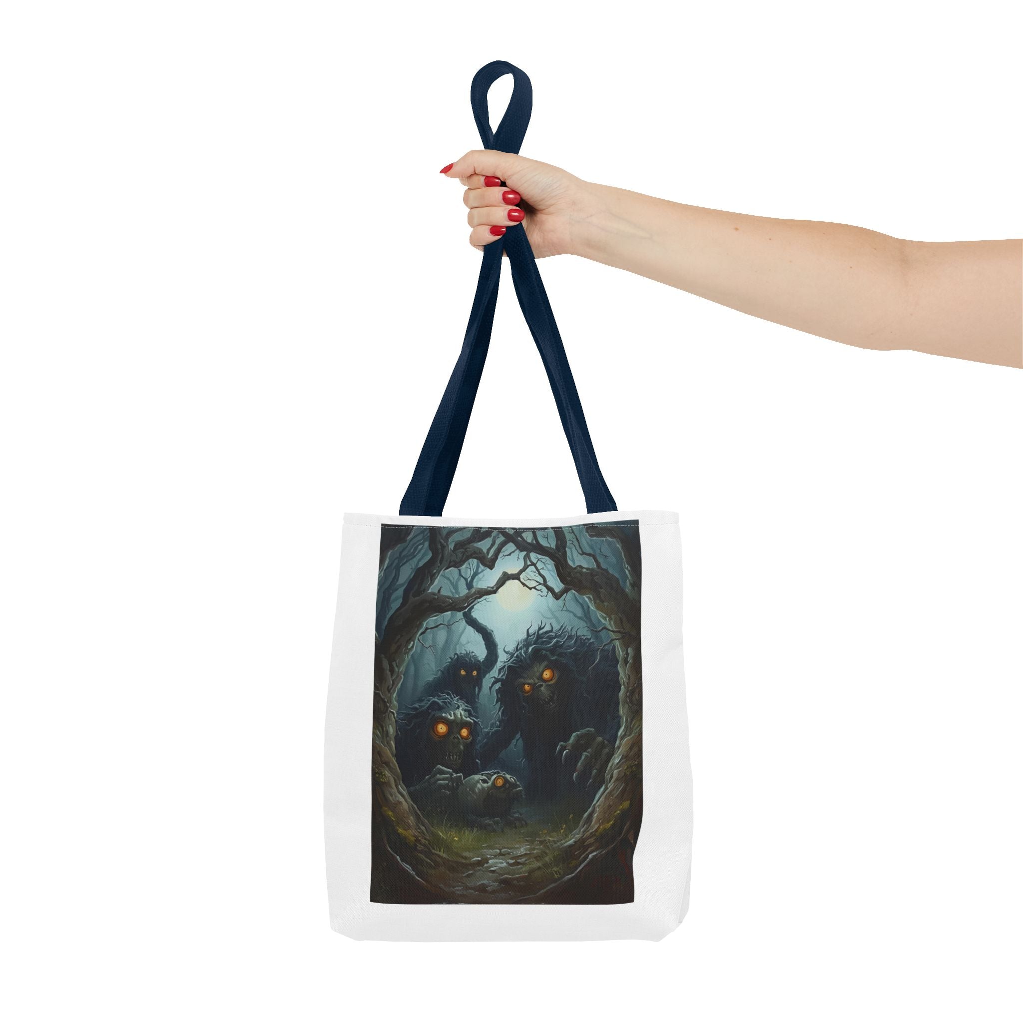 Spooky Forest Creatures Tote Bag (AOP)