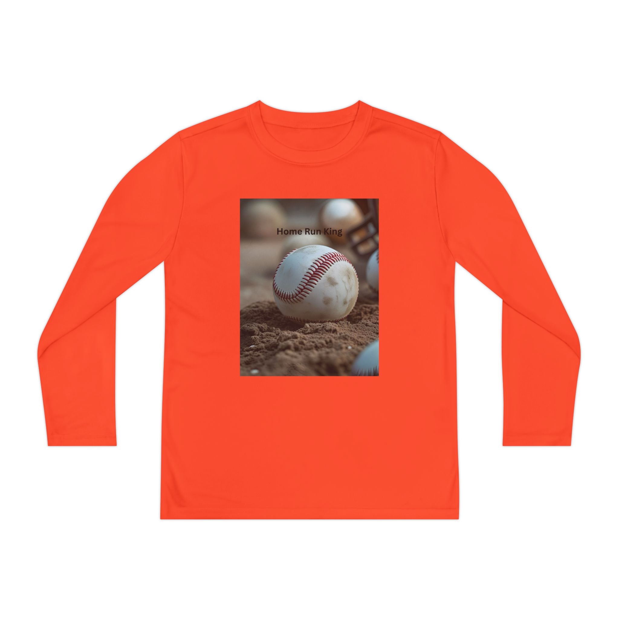 Baseball Youth Long Sleeve Shirt, Kids Sports Tee, Team Fundraiser, Athletic Wear, Birthday Gift, Gifts for Young Players