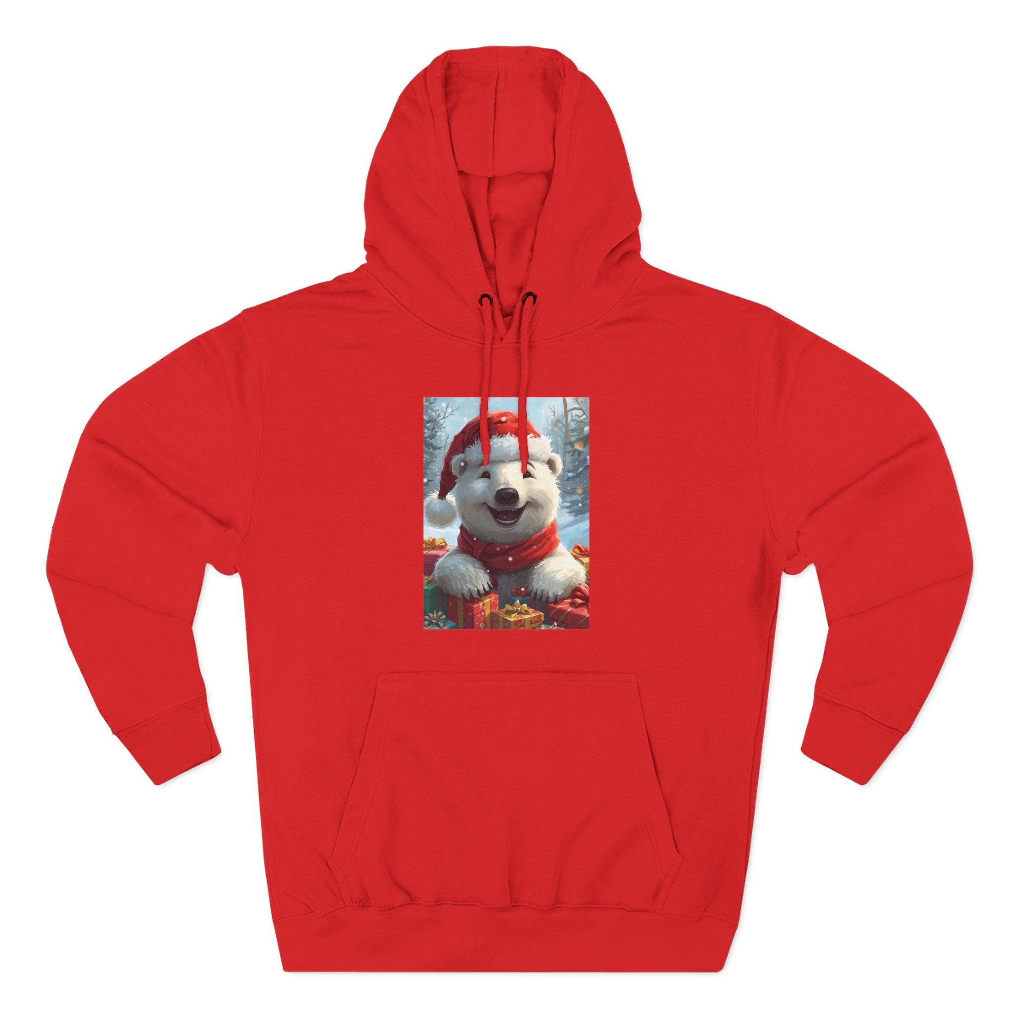 Cozy Winter Hoodie, Festive Fleece Sweatshirt with Cute Holiday Design, Perfect for Christmas Gifts, Casual Winter Wear, Dog Lover Apparel