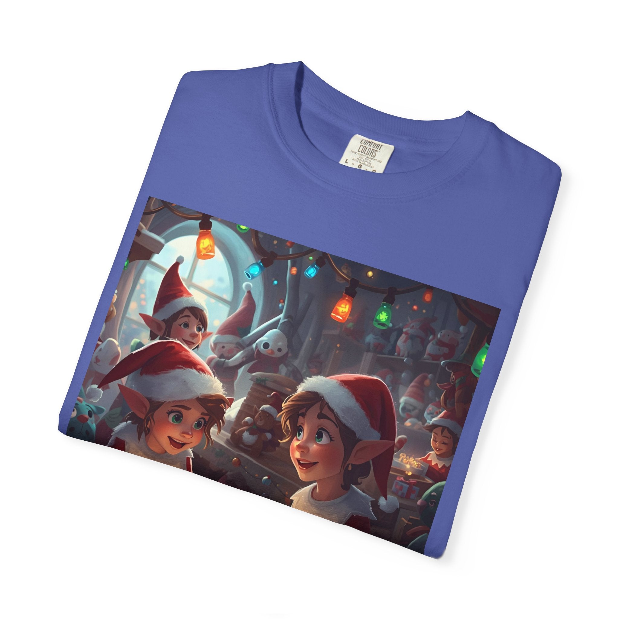 Christmas Elf T-shirt, Holiday Shirt, Unisex Tee, Festive Apparel, Gift for Her/Him, Family Matching Outfit