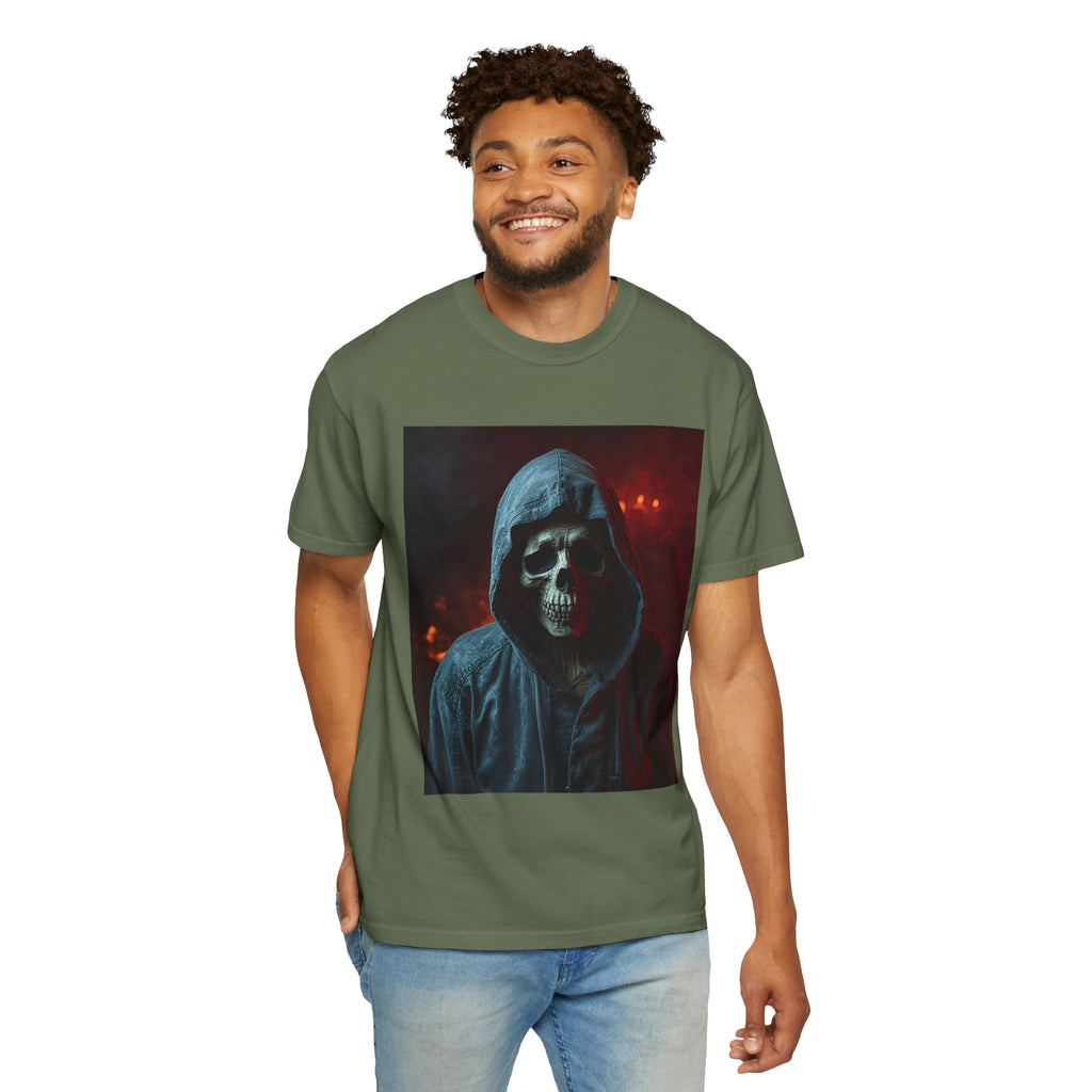 Gothic Skull T-Shirt | Unisex Vintage Tee, Halloween Shirt, Edgy Graphic Top, Unique Gift for Him/Her, Urban Style Wear