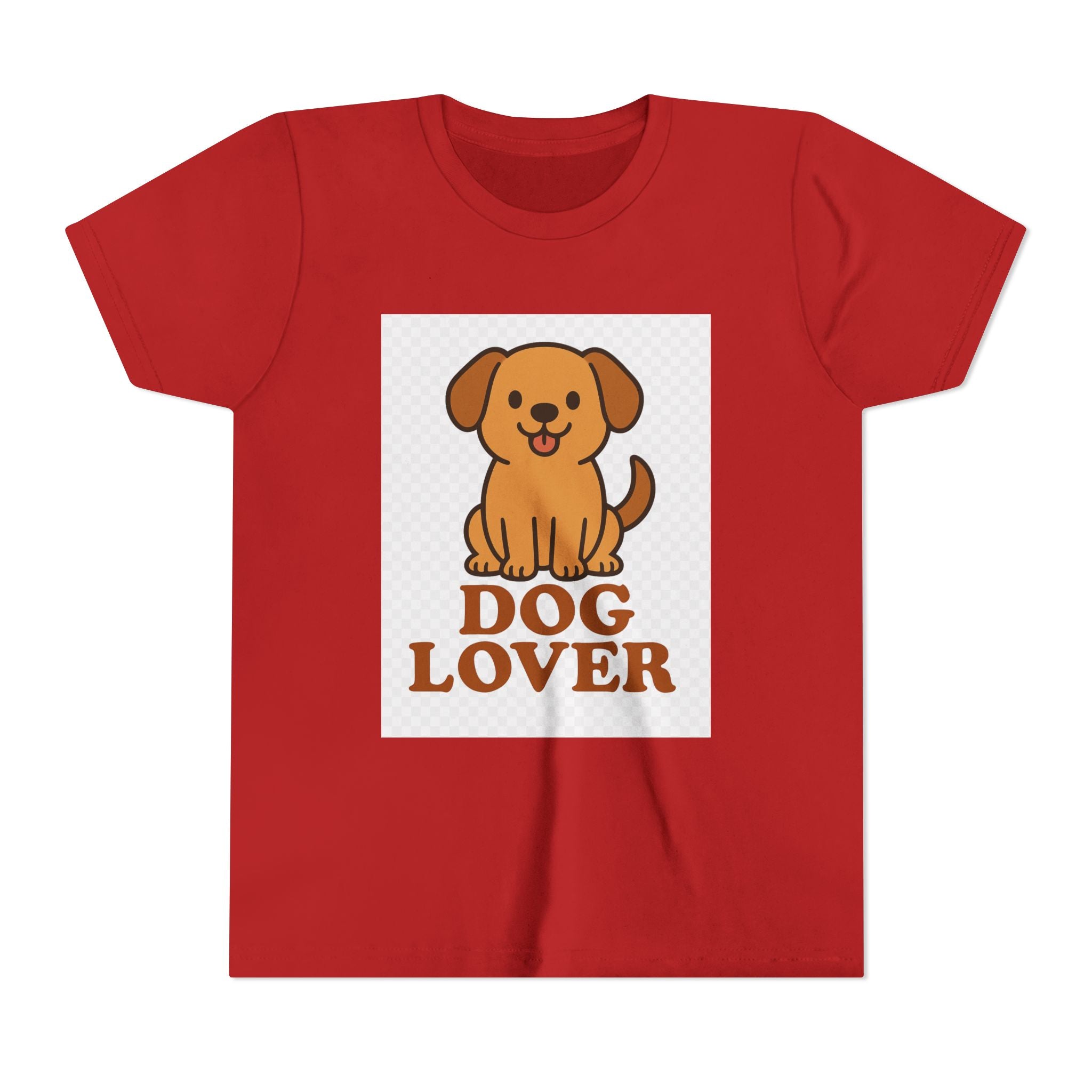 Cute Dog Lover Youth T-Shirt, Pet Lover Gift, Animal Tee, Kids Dog Shirt, Birthday Present for Kids, Fun Youth Apparel