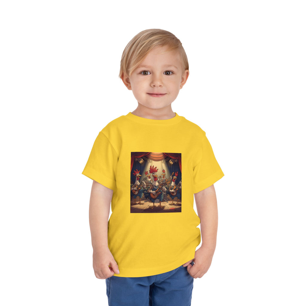 Chicken Funny Toddler Short Sleeve Tee
