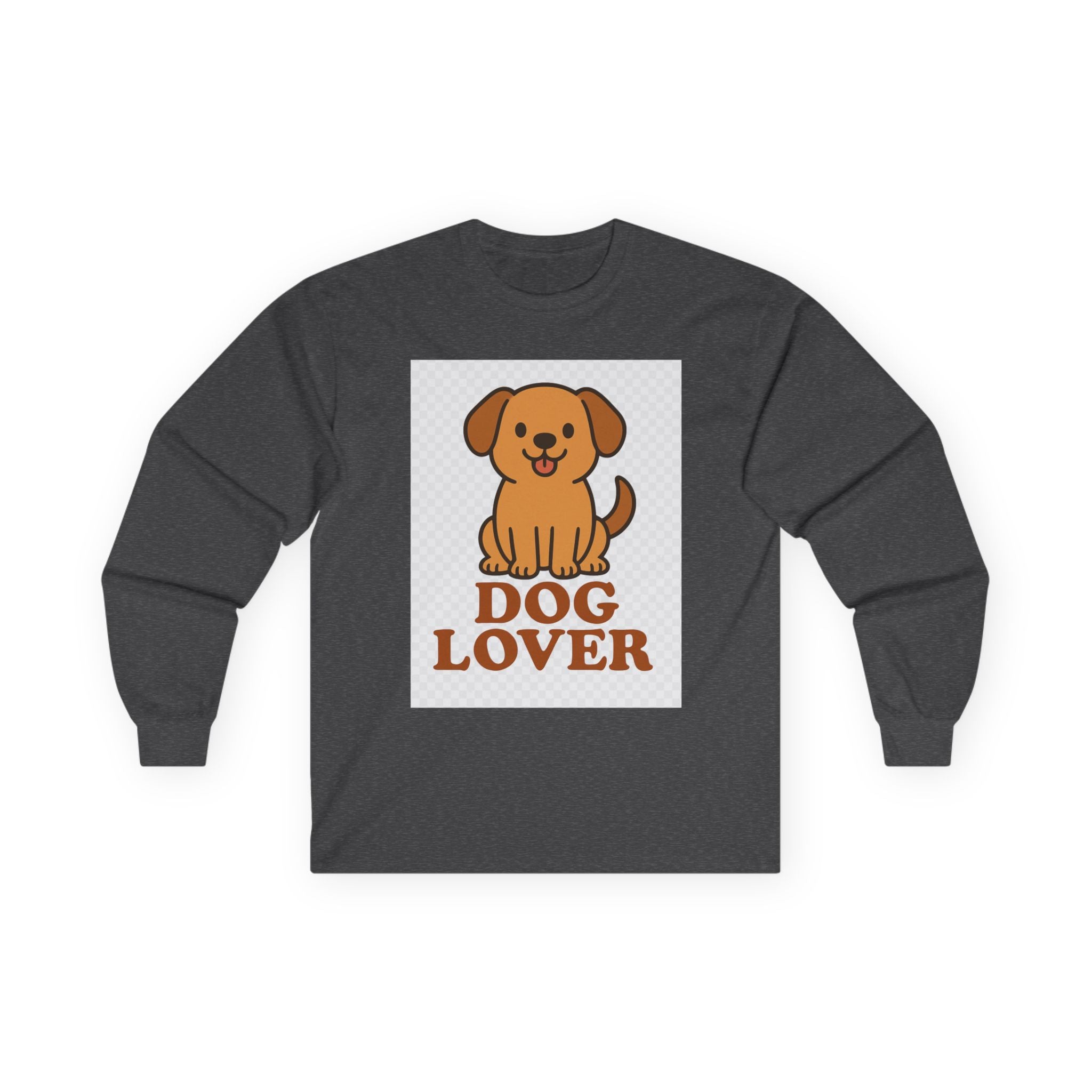 Dog Lover Long Sleeve Tee, Unisex Tee for Pet Enthusiasts, Cute Dog Apparel, Gift for Dog Owners, Casual Everyday Wear