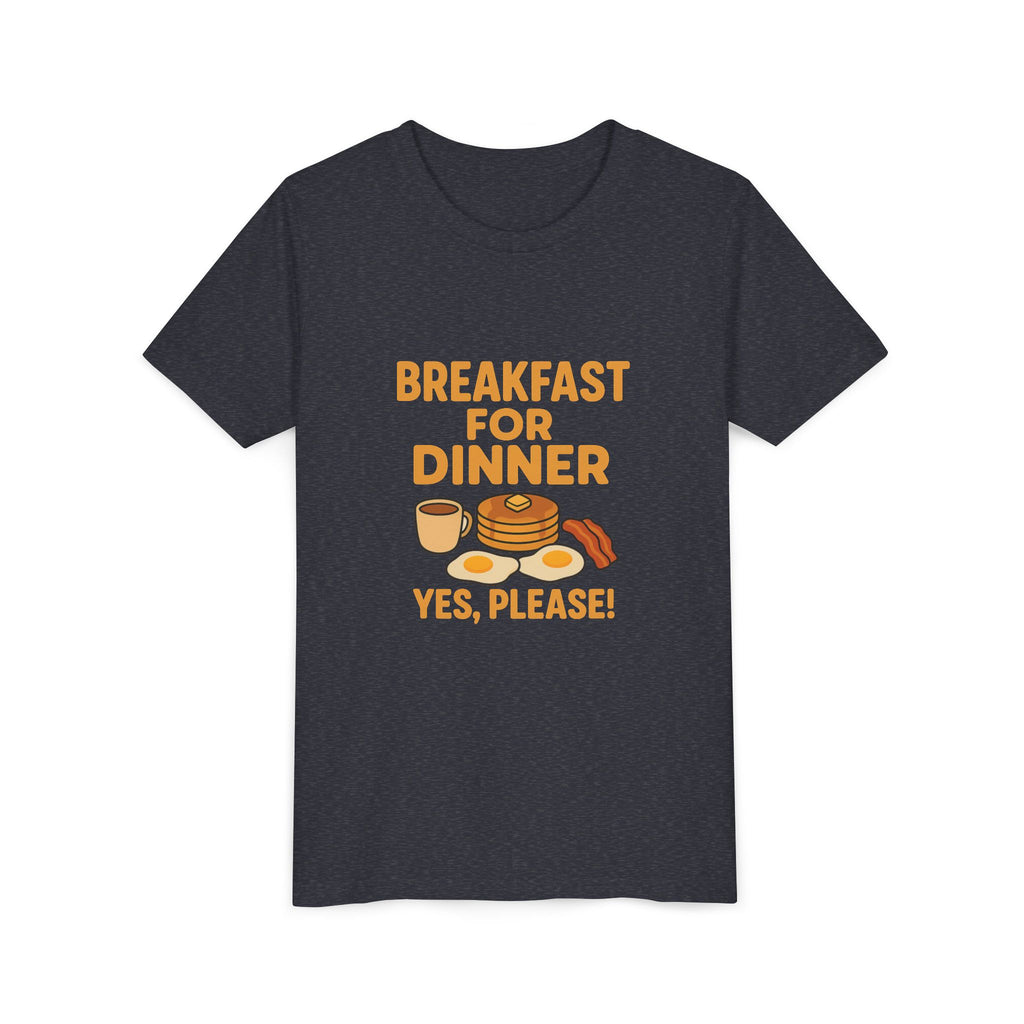 Breakfast For Dinner Youth Short Sleeve Tee