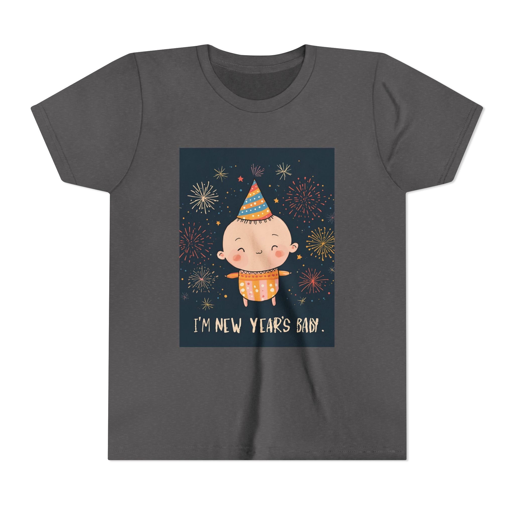 I Am A New Years Baby Youth Short Sleeve Tee