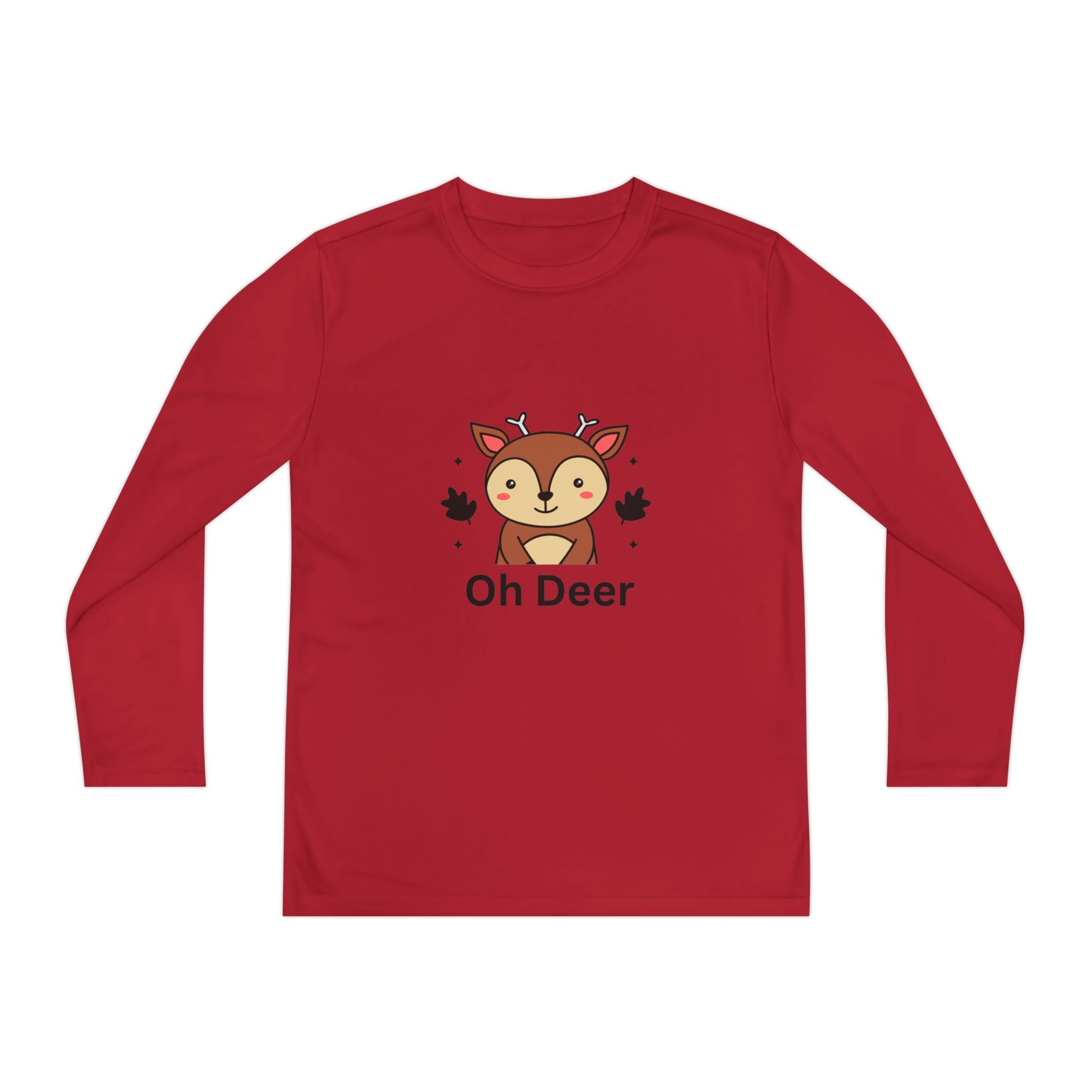 Oh Deer Youth Long Sleeve Competitor Tee
