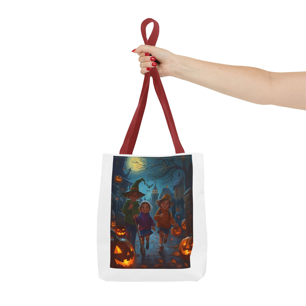 Halloween-Themed Tote Bag, Trick or Treat, Spooky Season, Kids Costume Accessory, Party Favor, Fall Festivities