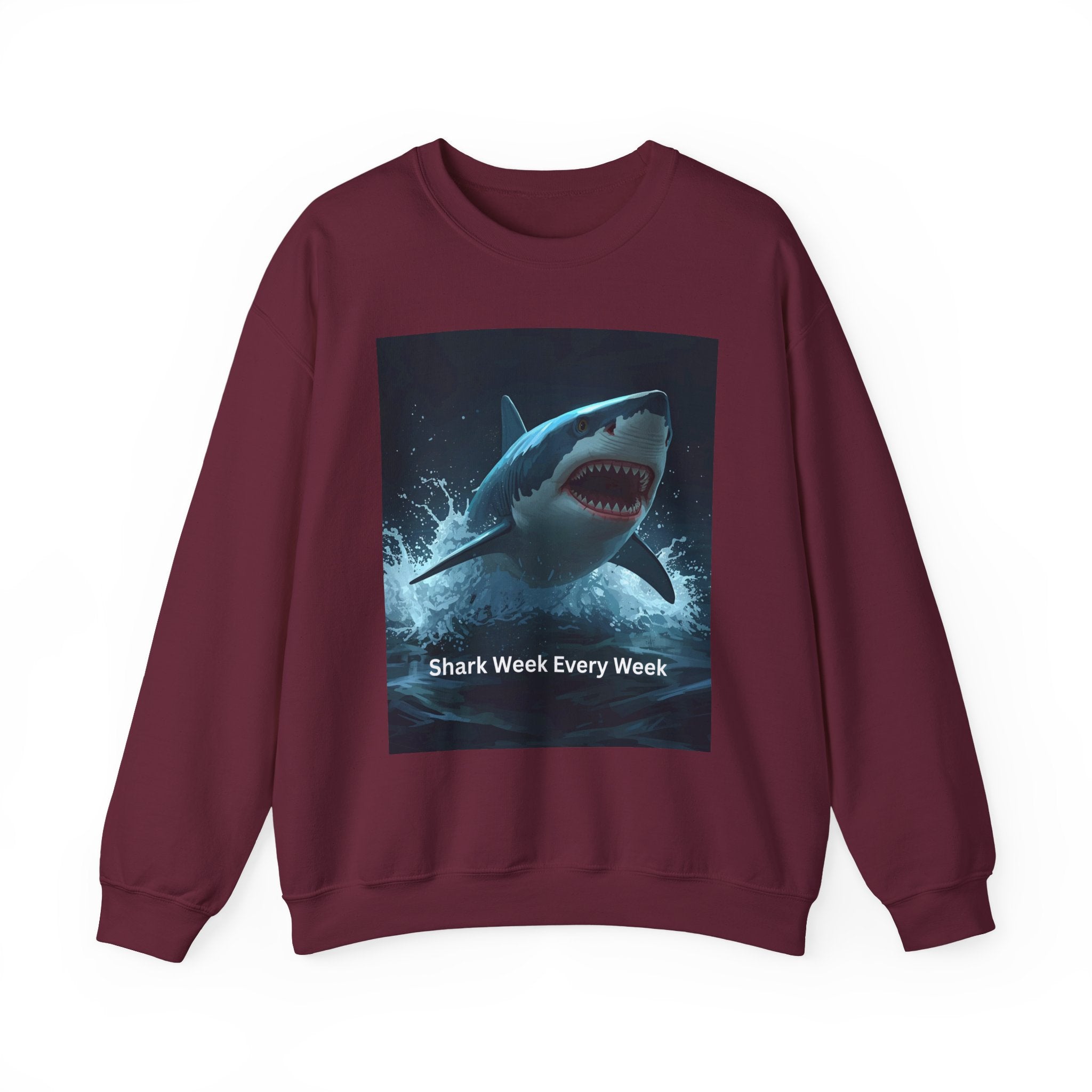 Shark Week Crewneck Sweatshirt, Fun Gift for Shark Lovers, Cozy Apparel for Beach Lovers, Unique Summer Fashion, Undersea Adventure [...]