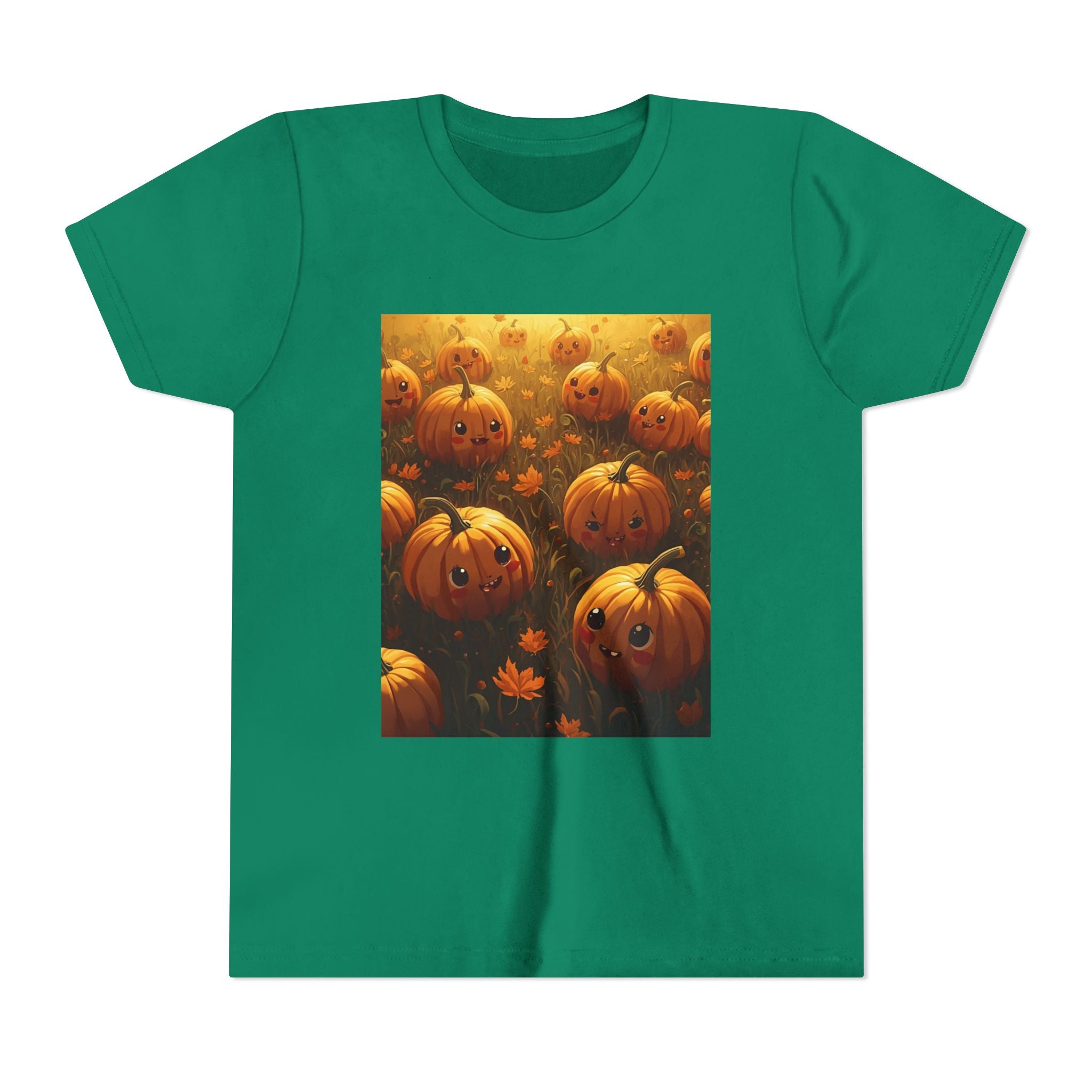 Pumpkin Halloween Youth Tee, Fall Shirt, Halloween Gift, Kids Halloween Apparel, Harvest Celebration T-shirt