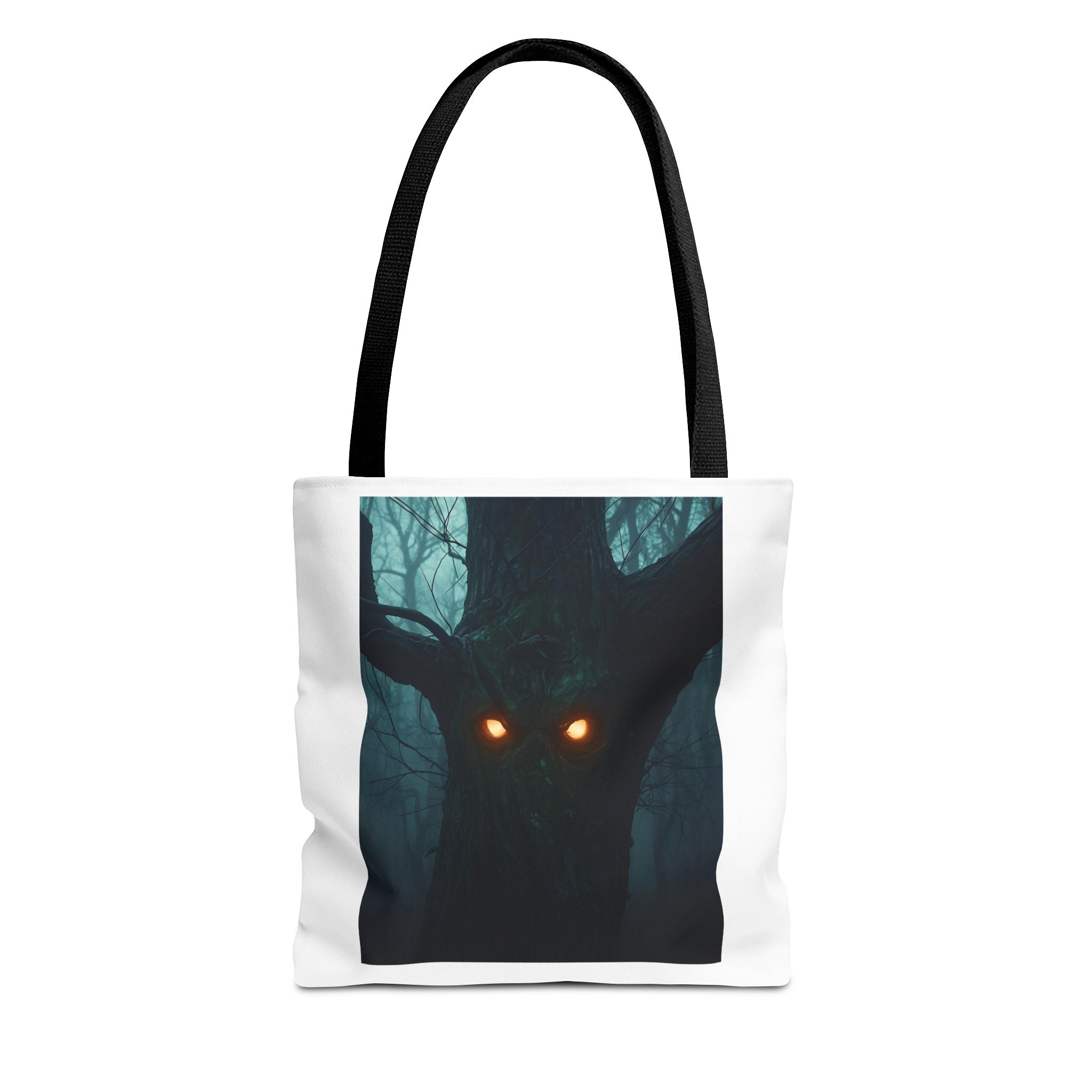 Mysterious Forest Spirit Tote Bag, Magical Tote, Halloween Bag, Eco-Friendly Shopping Bag, Gift for Nature Lovers, Unique Design