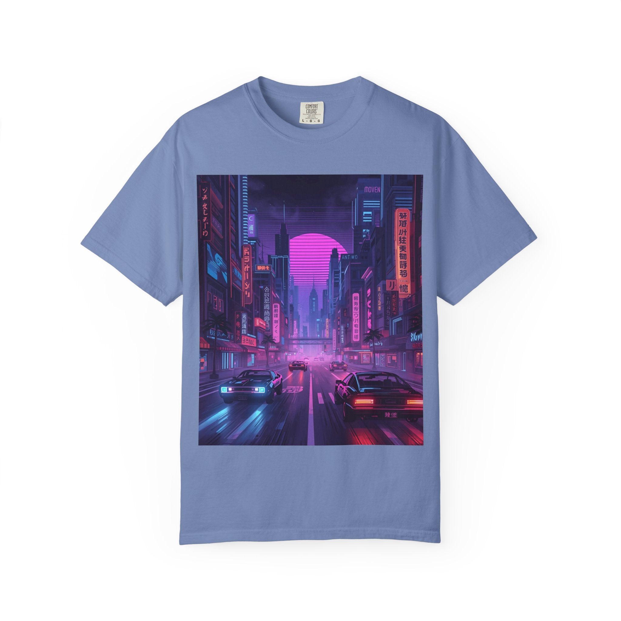 Futuristic City Unisex T-Shirt, Trendy Graphic Tee, Streetwear Style, Perfect for Gifts, Casual Wear, Summer Vibes