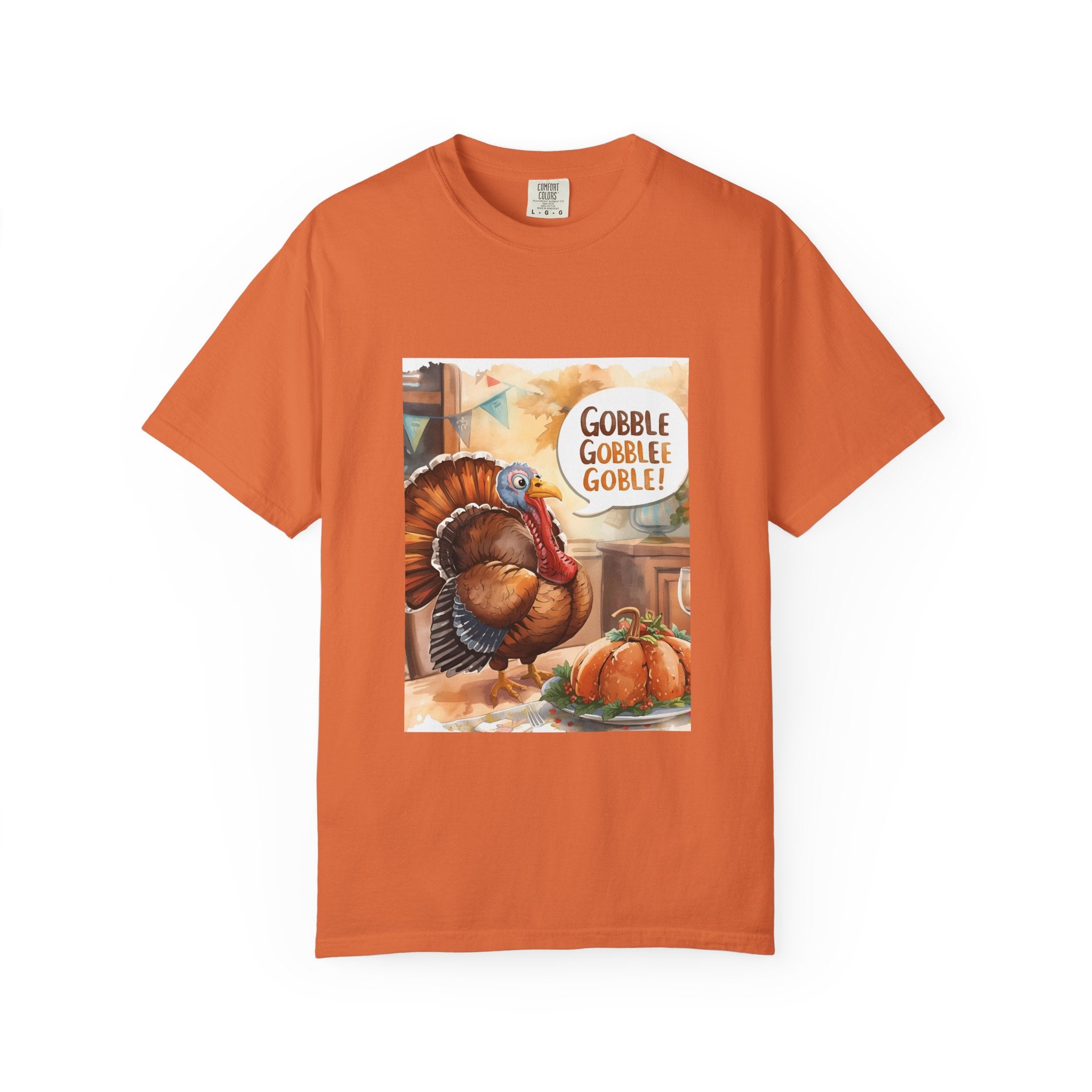 Thanksgiving Turkey T-Shirt | Gobble Gobble Graphic Tee | Fall Apparel, Holiday Gift, Casual Wear, Unisex Style, Autumn Collection