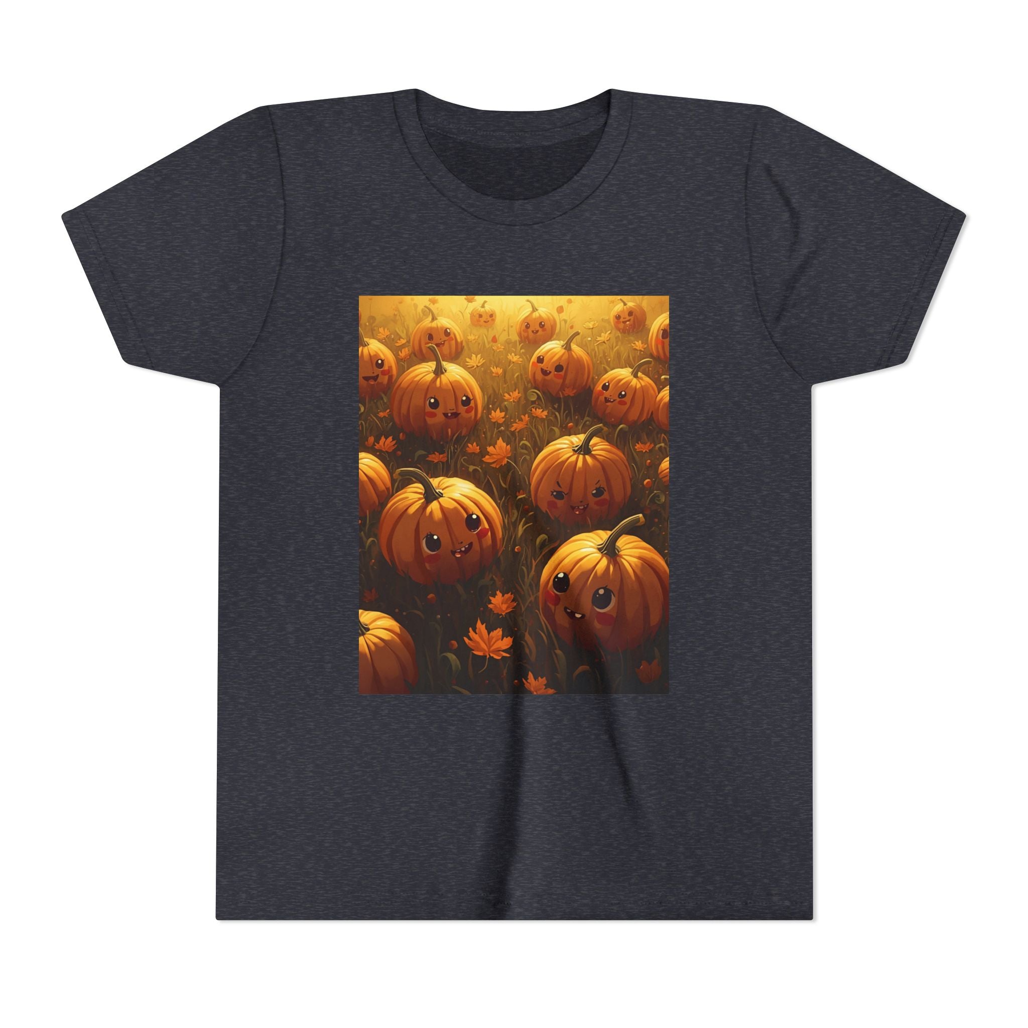 Pumpkin Halloween Youth Tee, Fall Shirt, Halloween Gift, Kids Halloween Apparel, Harvest Celebration T-shirt