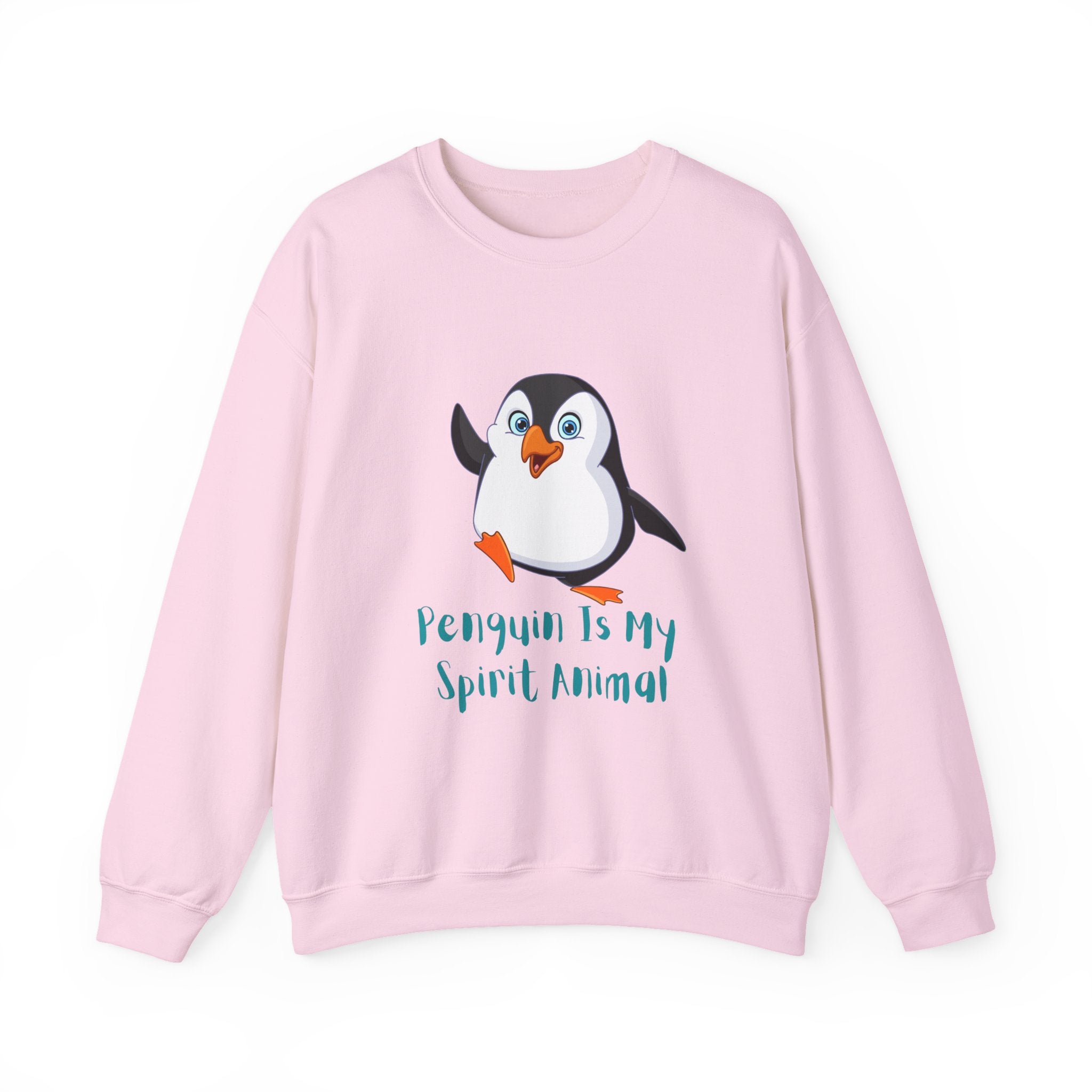 Penguin Spirit Animal Crewneck Sweatshirt - Cozy Gift for Animal Lovers, Winter Layer, Cute Sweatshirt, Funny Gift, Casual Wear