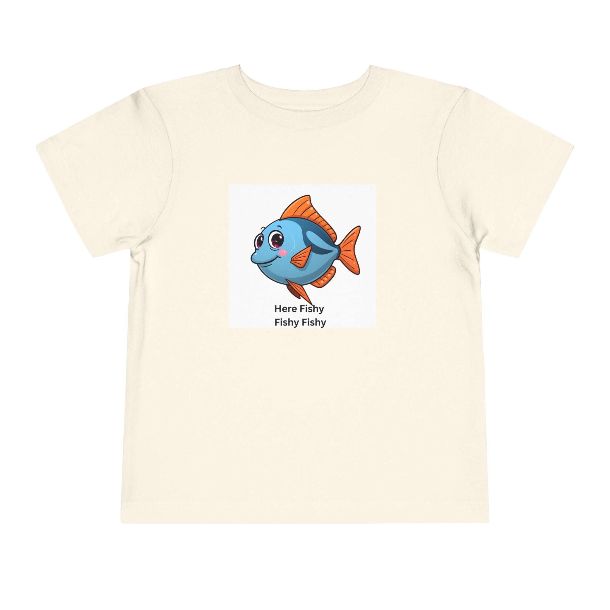 Here Fishy Fishy Fishy Toddler Short Sleeve Tee