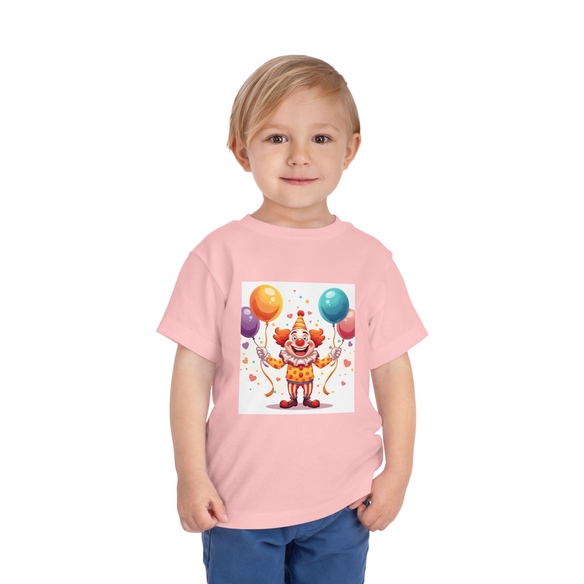 Funny Clown Toddler Short Sleeve Tee