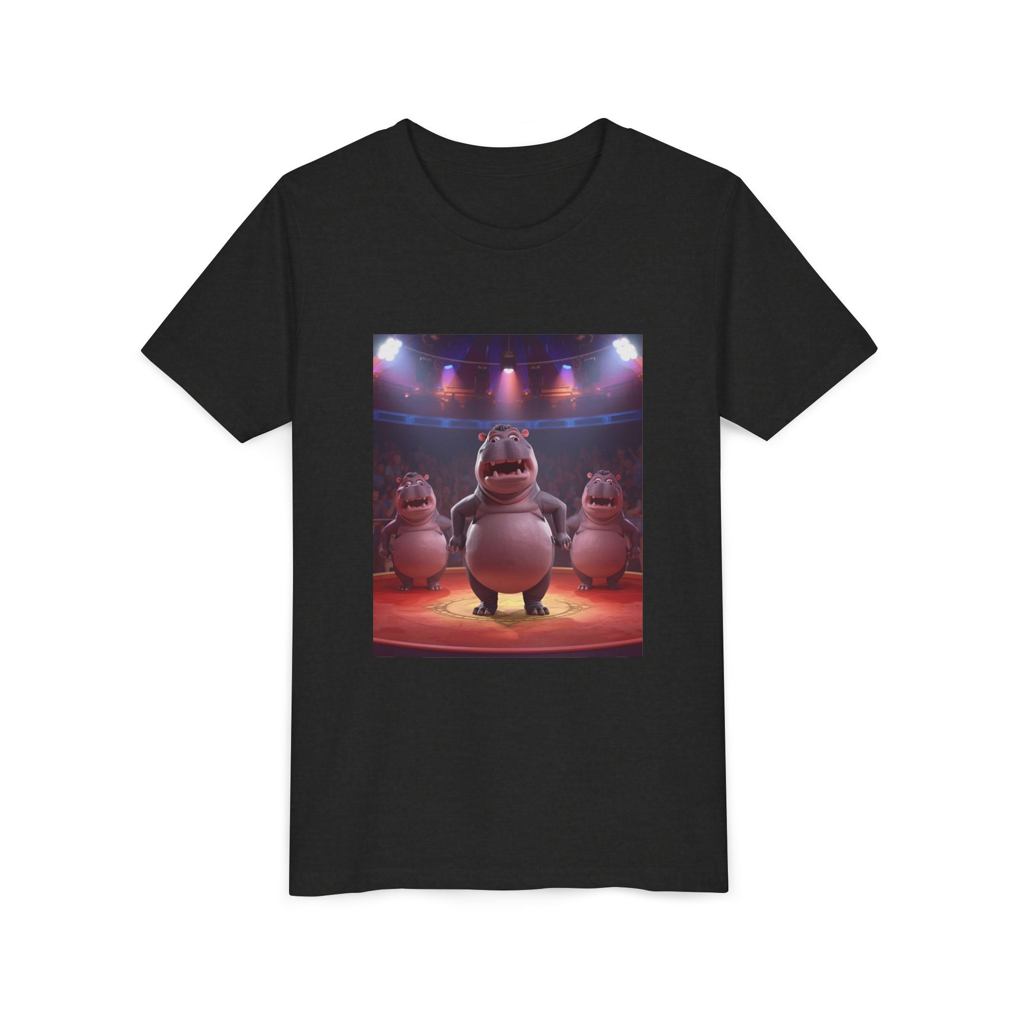 Hippo Funny Youth Short Sleeve Tee