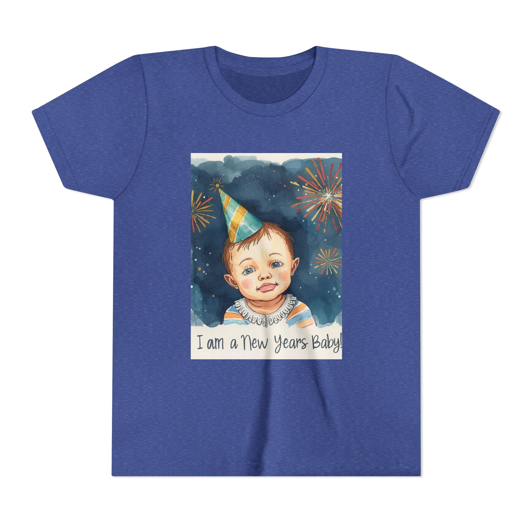 I Am A New Years Baby Youth Short Sleeve Tee