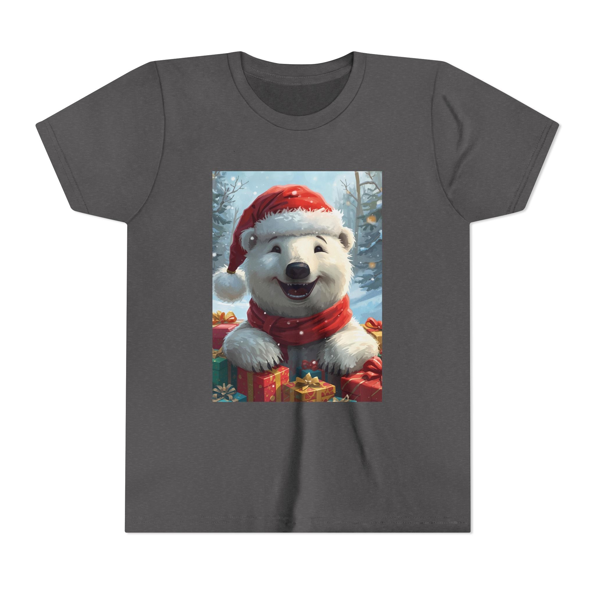 Christmas Bear Youth Short Sleeve Tee