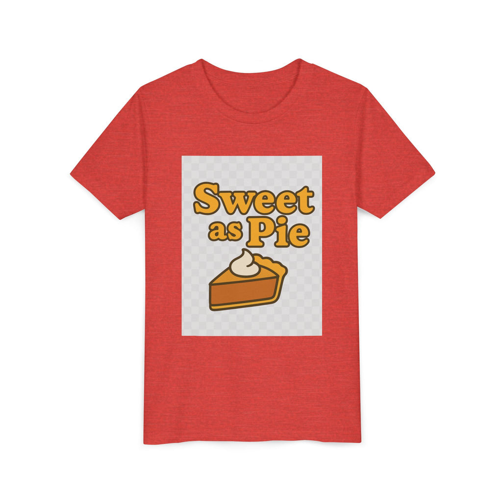 Sweet as Pie Youth Tee - Cute Dessert Graphic T-Shirt for Kids