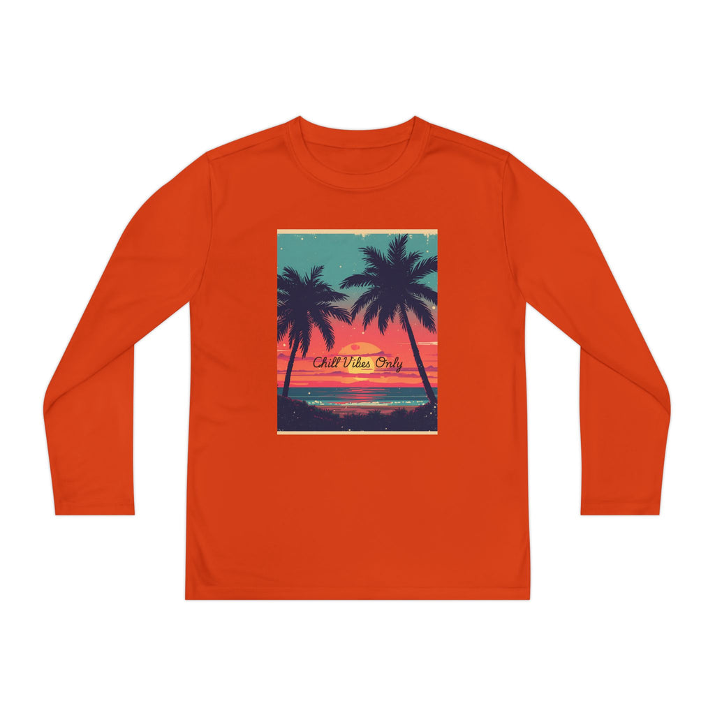 Tropical Sunset Youth Long Sleeve Competitor Tee