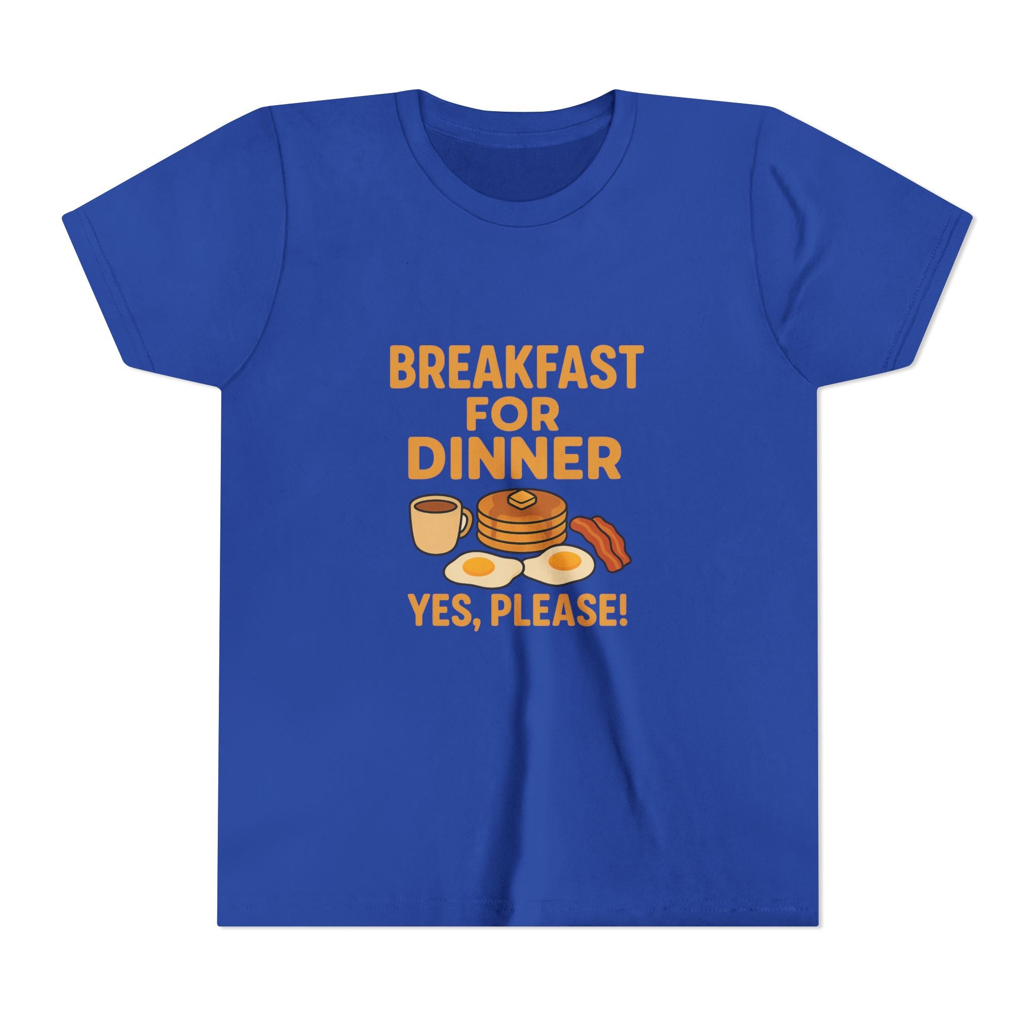 Breakfast For Dinner Youth Short Sleeve Tee