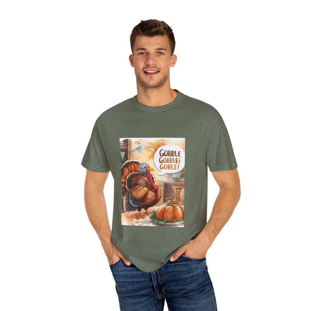 Thanksgiving Turkey T-Shirt | Gobble Gobble Graphic Tee | Fall Apparel, Holiday Gift, Casual Wear, Unisex Style, Autumn Collection