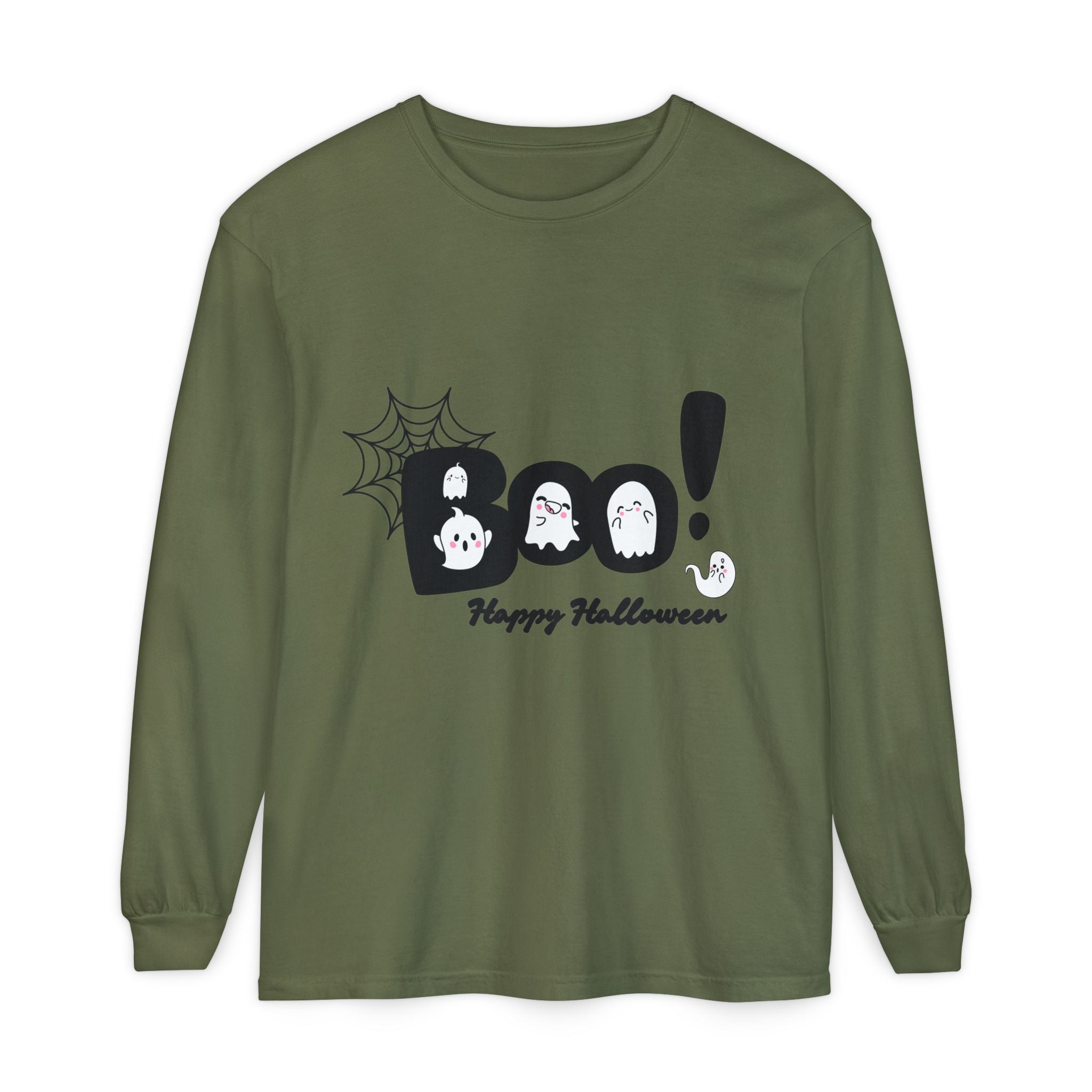 Halloween Boo Long Sleeve T-Shirt, Unisex Spooky Tee, Perfect for Fall Celebrations, Ghost Graphic Shirt, October Style Apparel, Casual [...]