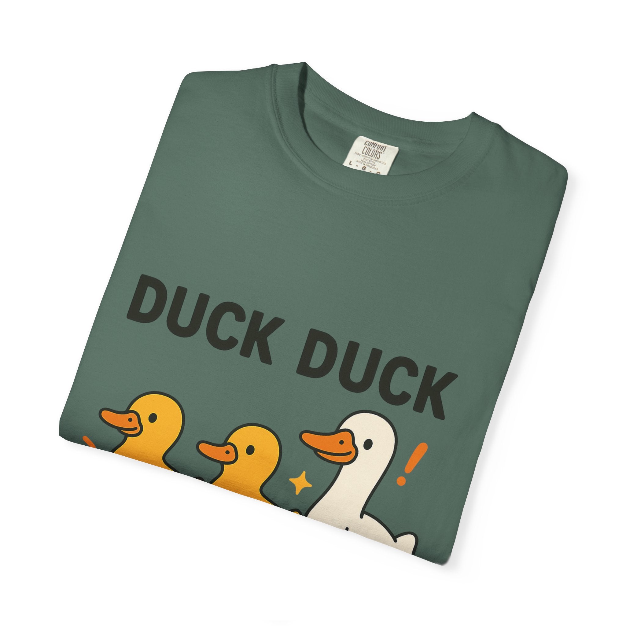 Duck Duck Goose Unisex T-Shirt, Funny Animal Shirt, Cute Gift for Kids, Family Game Night Tee, Everyday Casual Wear, Playful Graphic Top