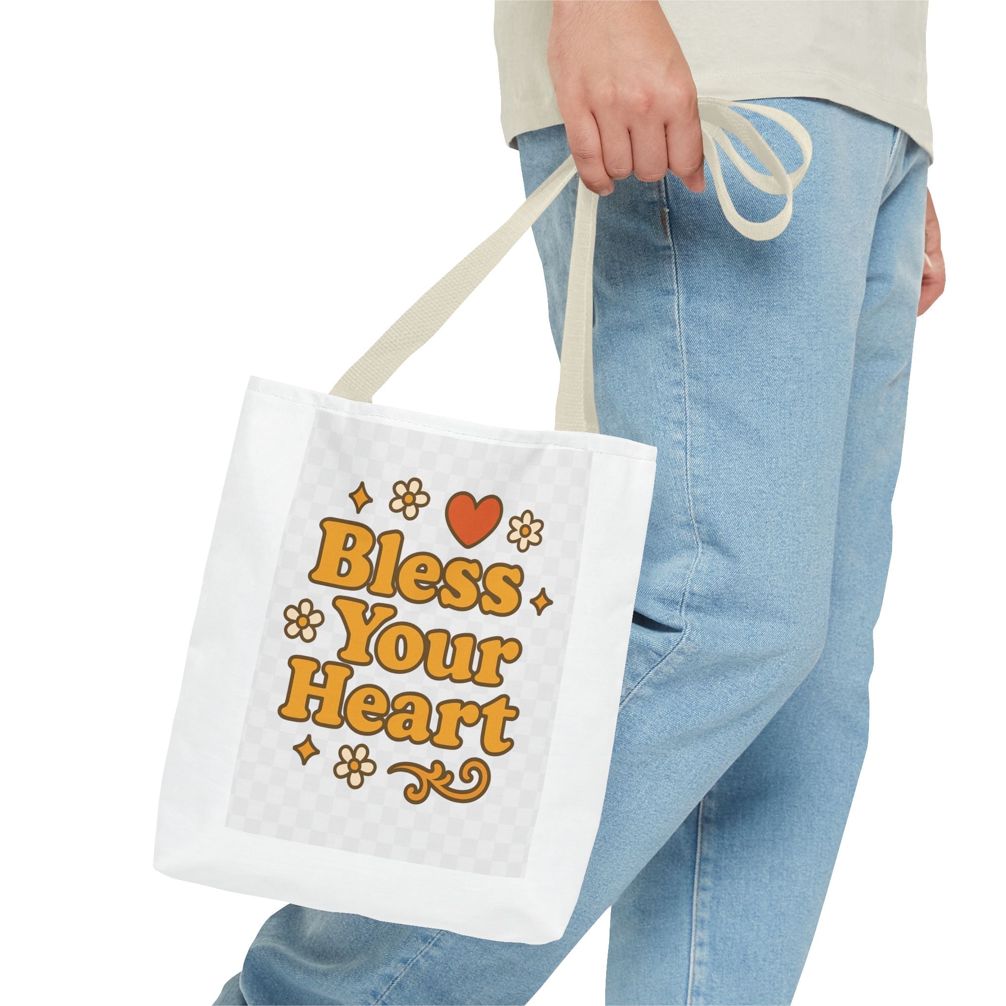 Bless Your Heart Tote Bag - Stylish and Cheerful Everyday Carryall