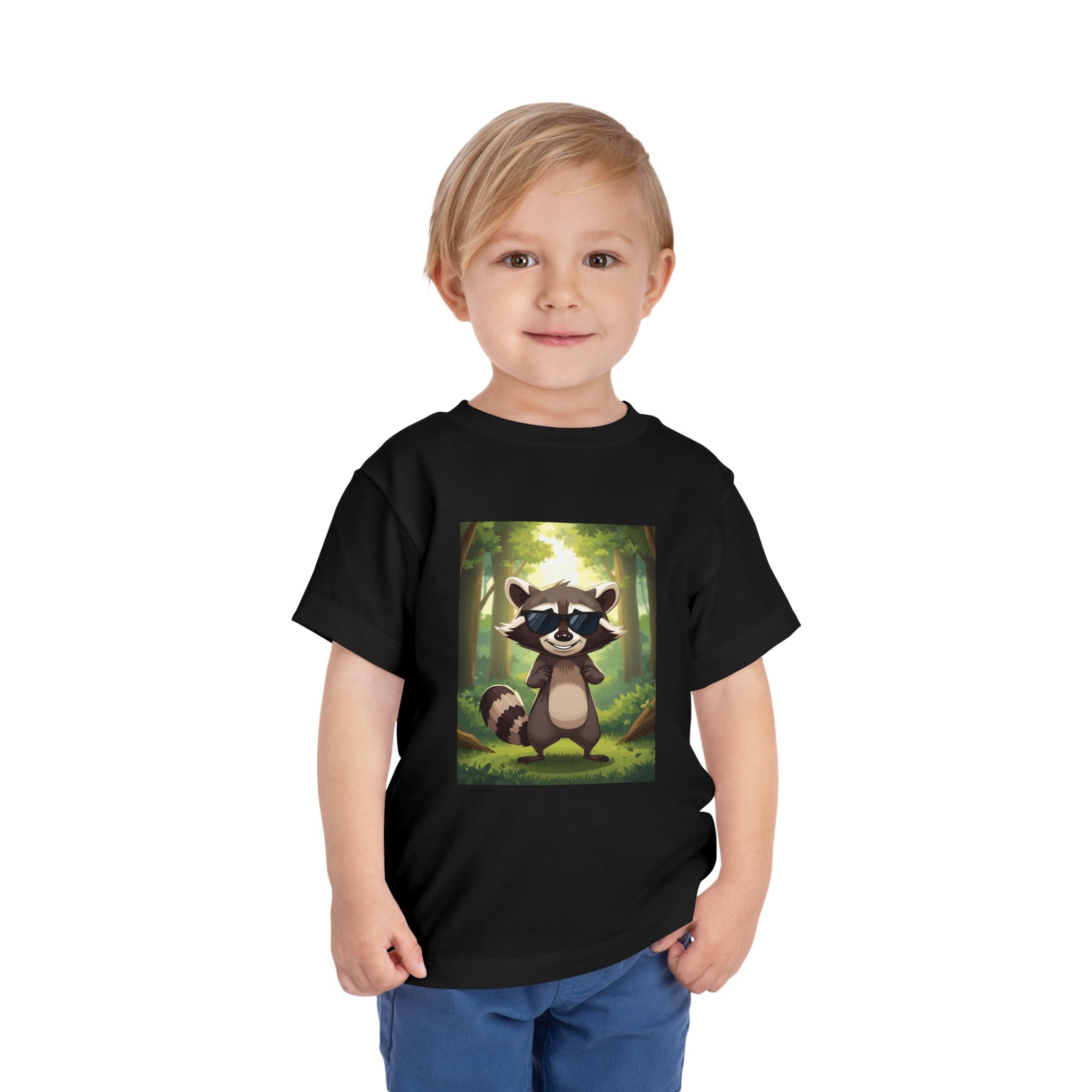 Raccoon Toddler Short Sleeve Tee