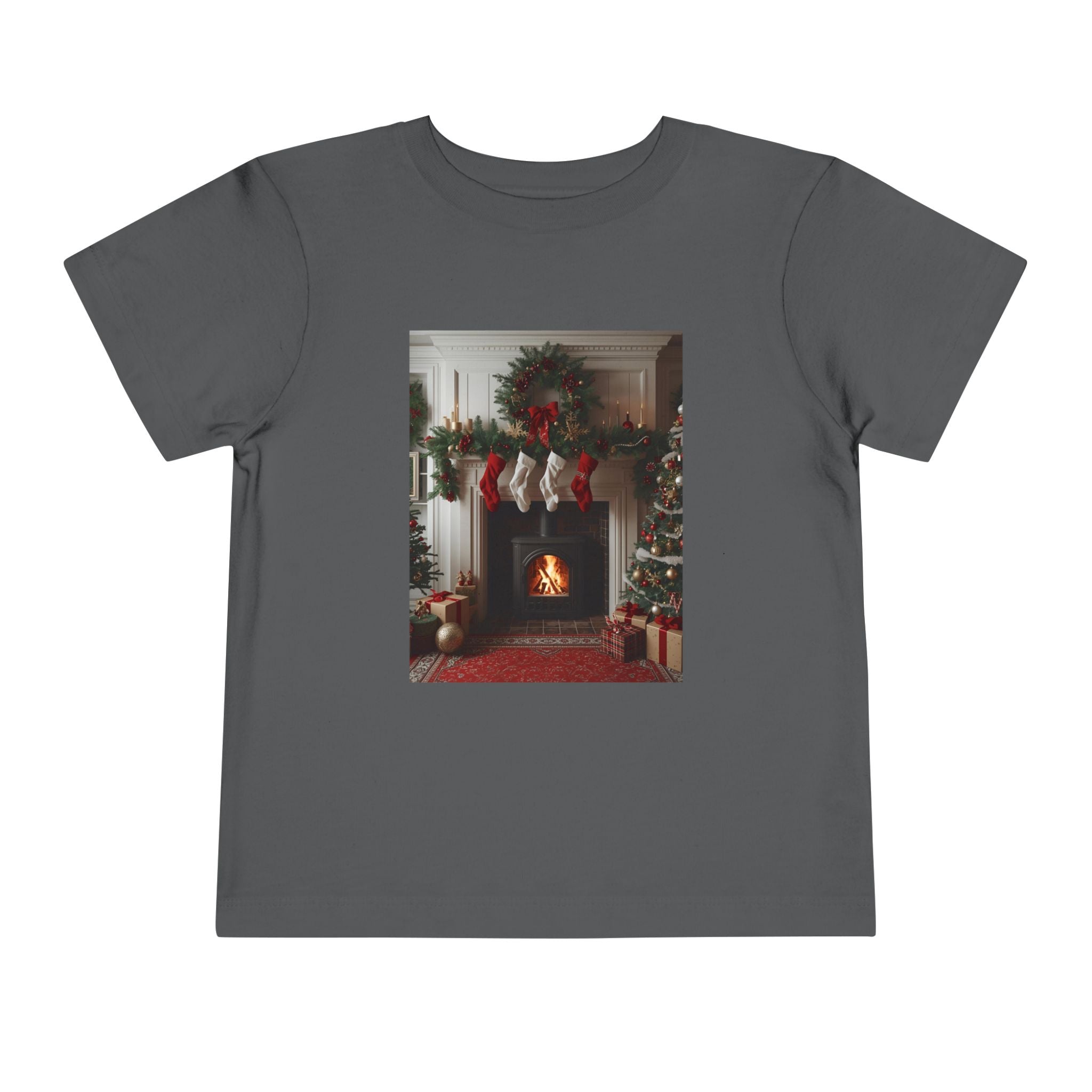 Cozy Christmas Toddler Tee, Holiday Kids Shirt, Cute Winter Tee, Toddler Christmas Outfit, Festive Short Sleeve Shirt