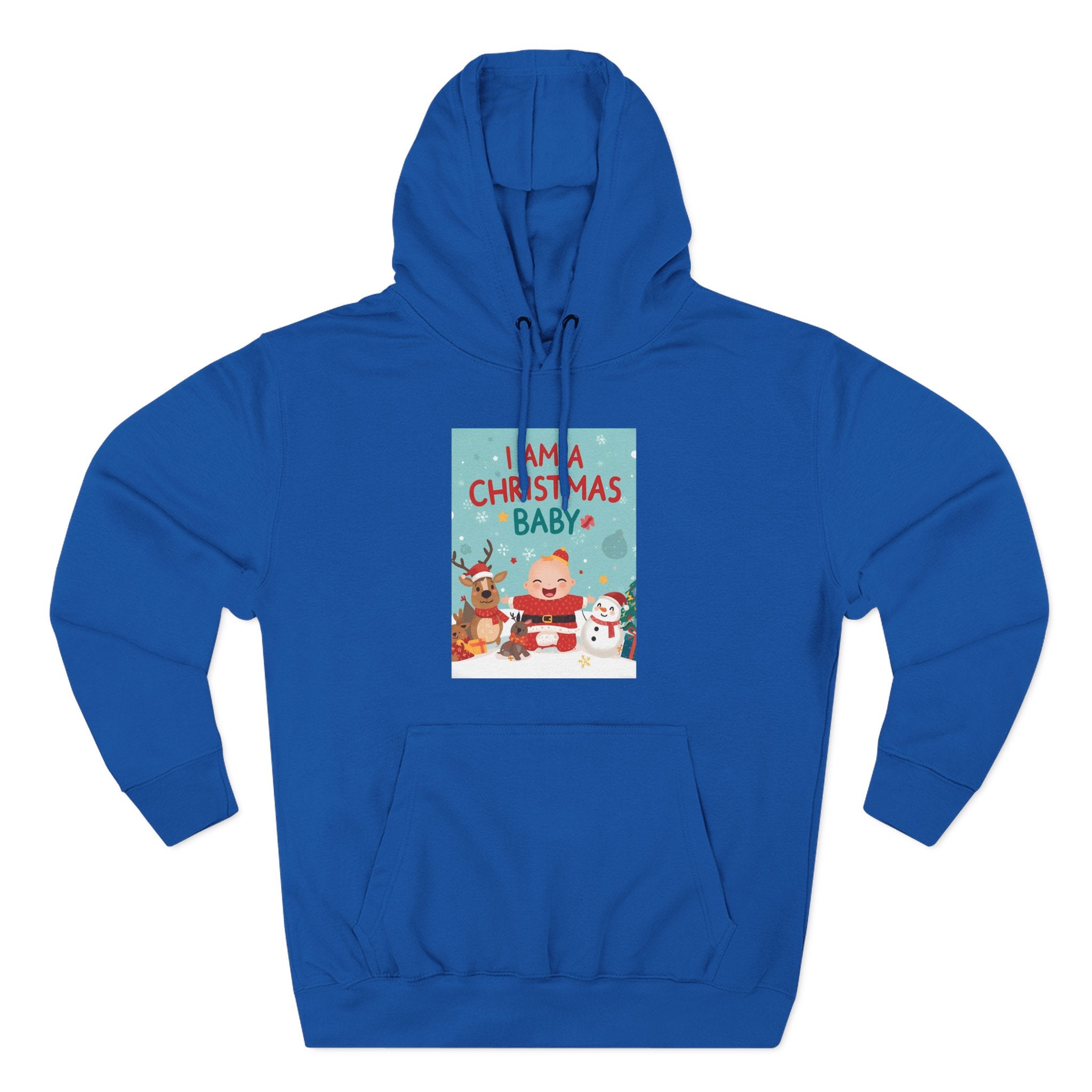 Chrstmas Three-Panel Fleece Hoodie