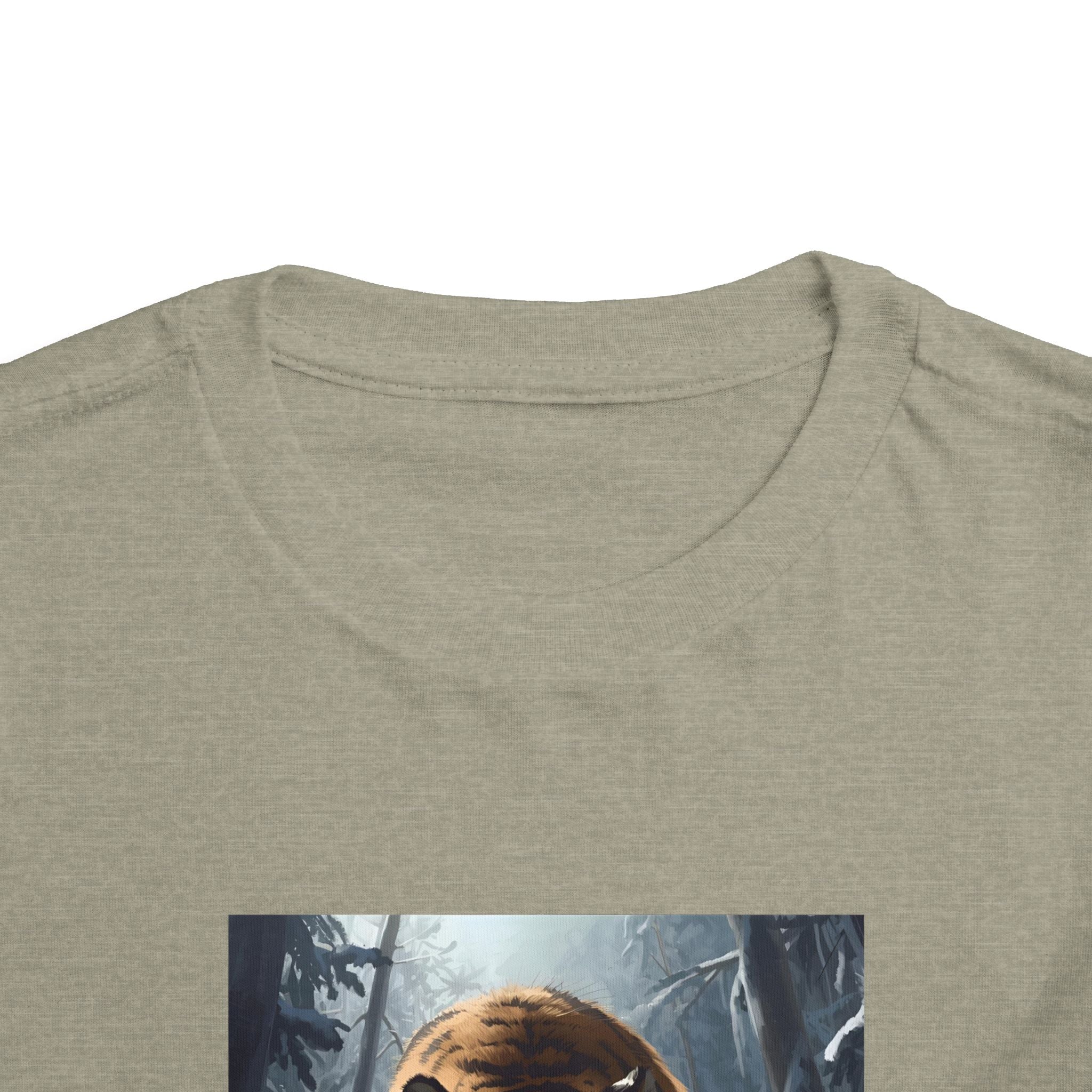 Tiger Roar Snow Toddler Short Sleeve Tee