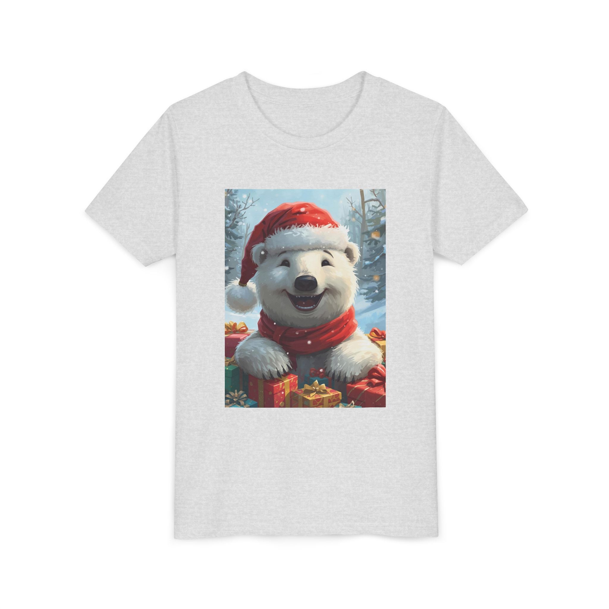 Christmas Bear Youth Short Sleeve Tee
