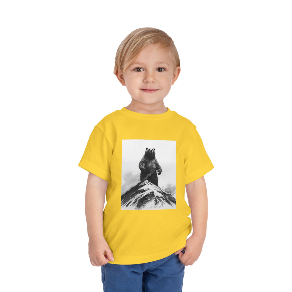 Bear Mountain Snow Toddler Short Sleeve Tee